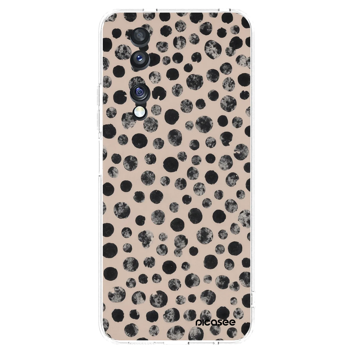 Picasee silikonski prozorni ovitek za Honor 70 - Dots