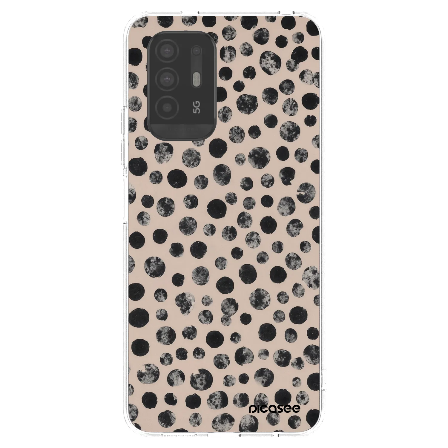 Picasee silikonski prozorni ovitek za OPPO A94 5G - Dots