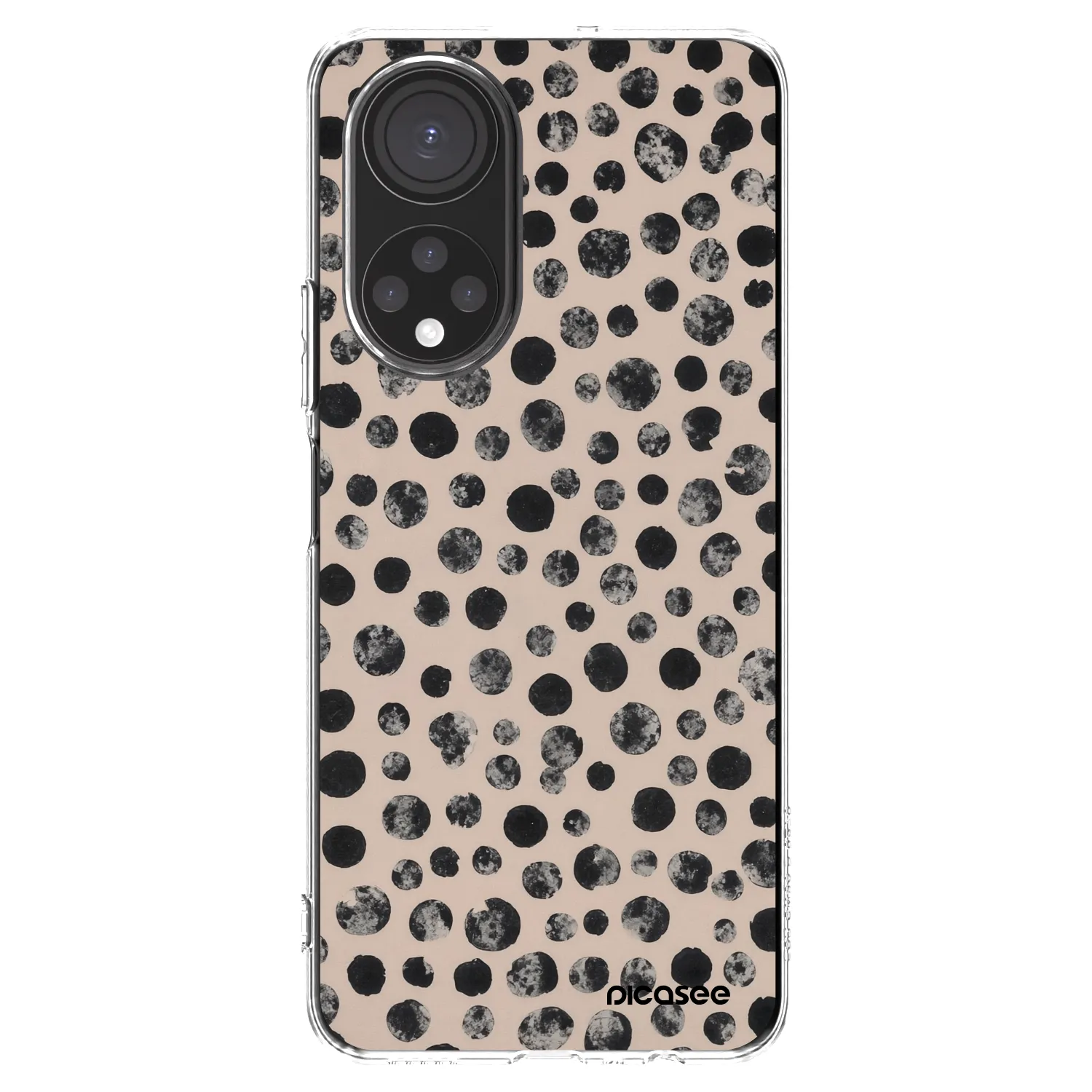 Picasee silikonski prozorni ovitek za Honor X7 - Dots