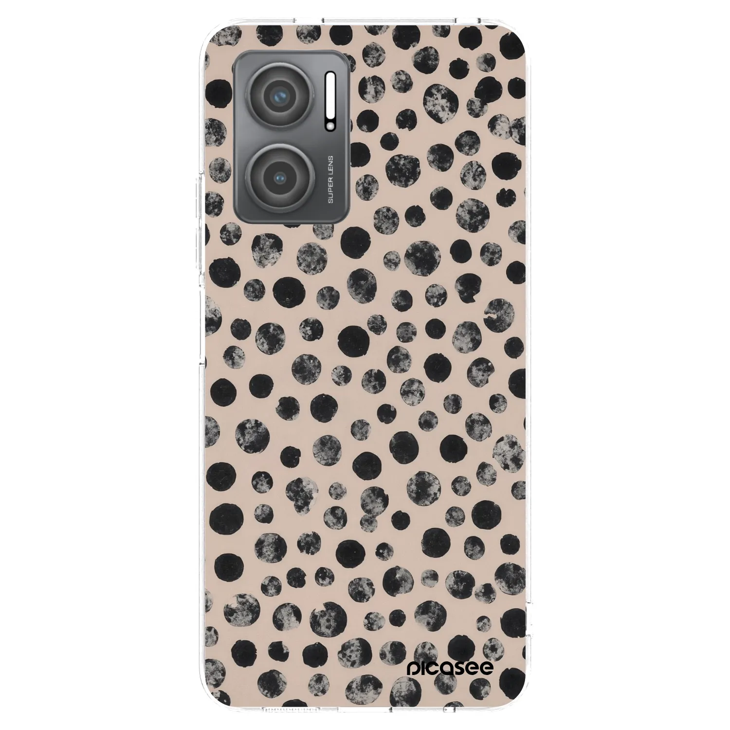 Picasee silikonski prozorni ovitek za Xiaomi Redmi 10 5G - Dots