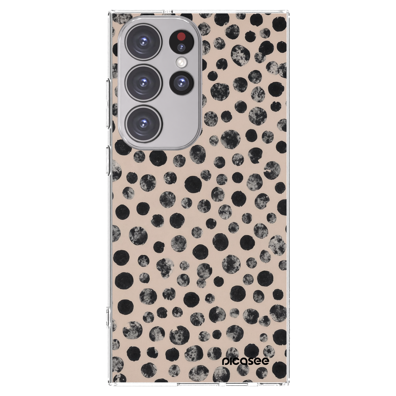 Picasee silikonski prozorni ovitek za Samsung Galaxy S23 Ultra 5G - Dots