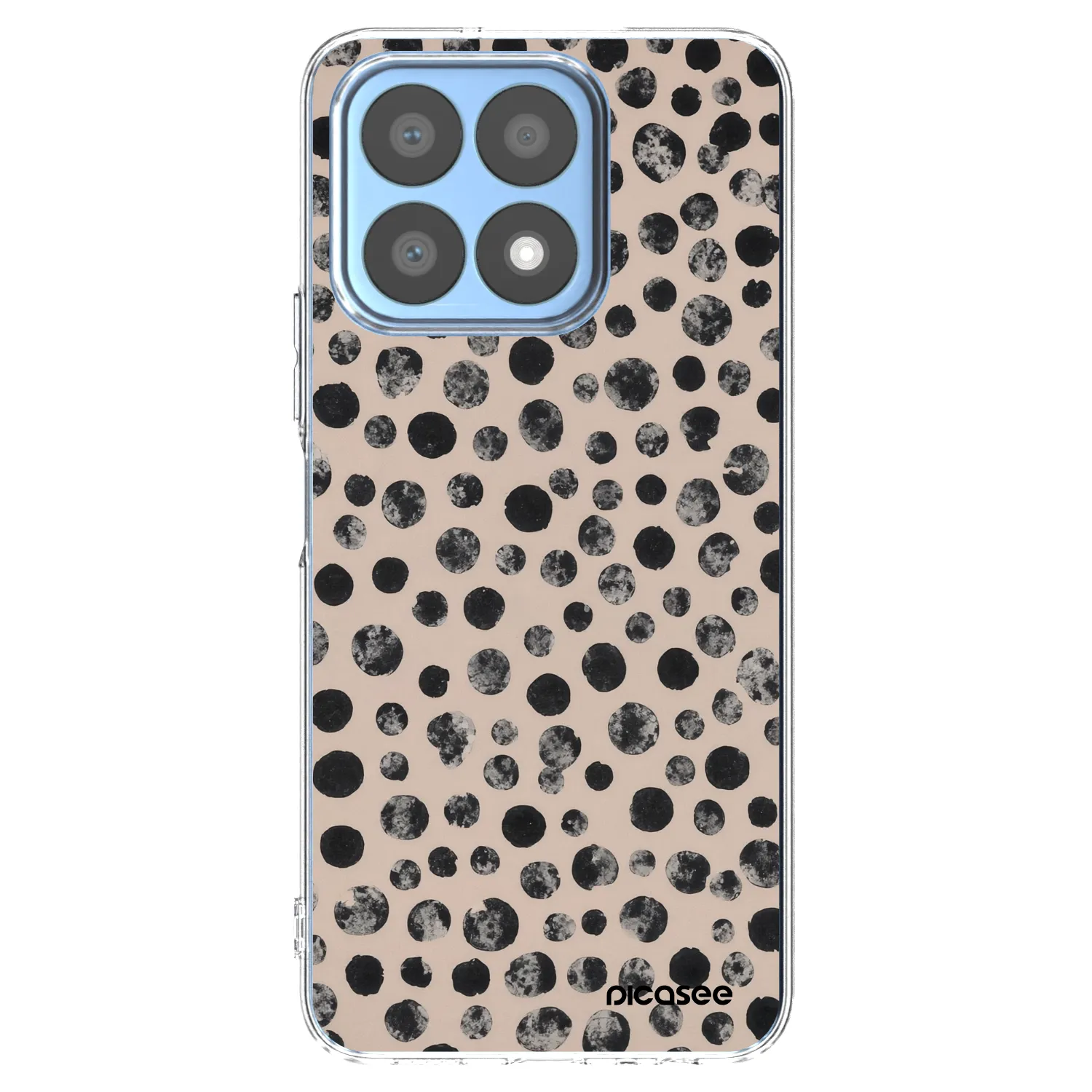 Picasee silikonski prozorni ovitek za Honor X8a - Dots