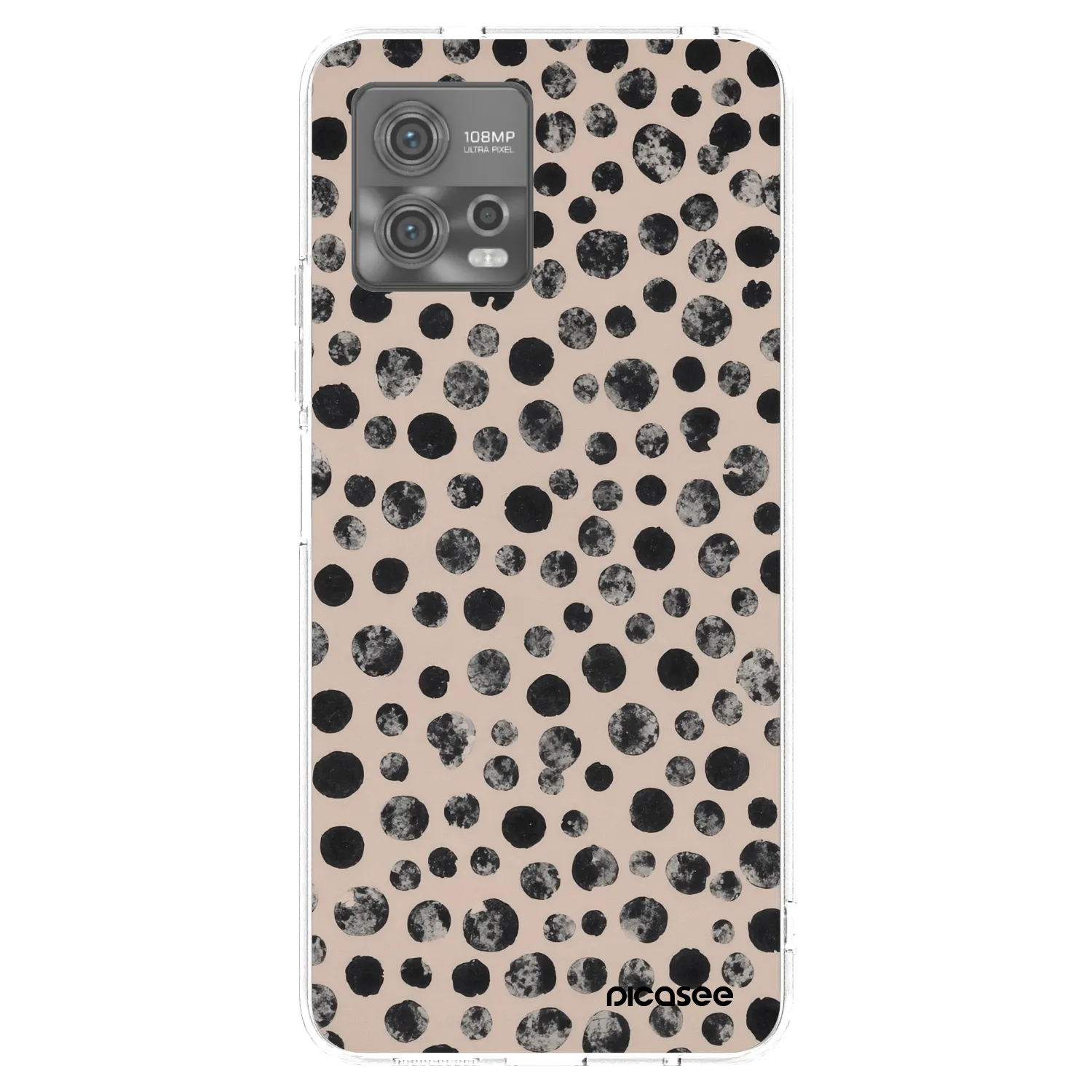 Picasee silikonski prozorni ovitek za Motorola Moto G72 - Dots