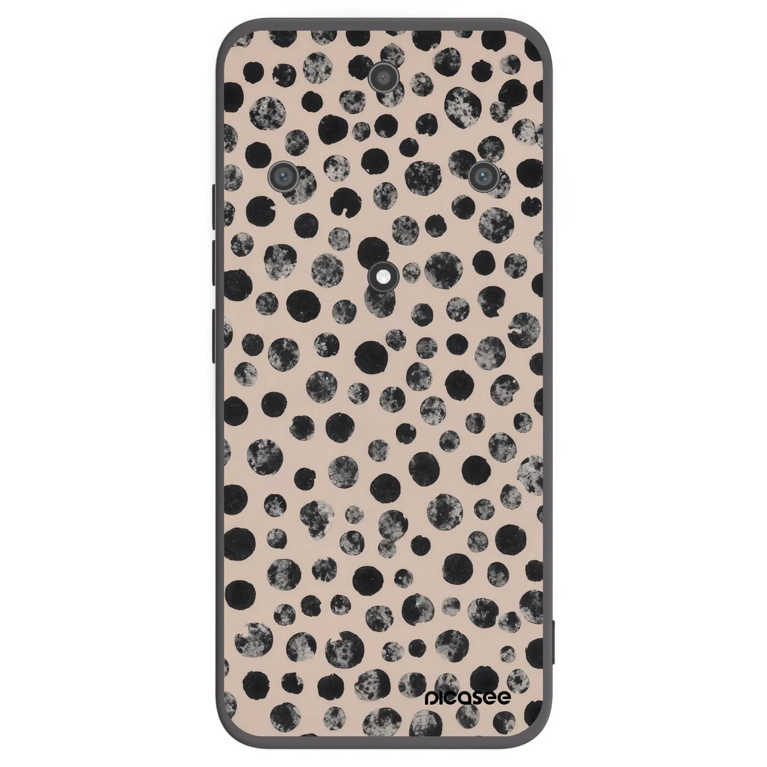Picasee silikonski črni ovitek za Honor Magic5 Lite 5G - Dots