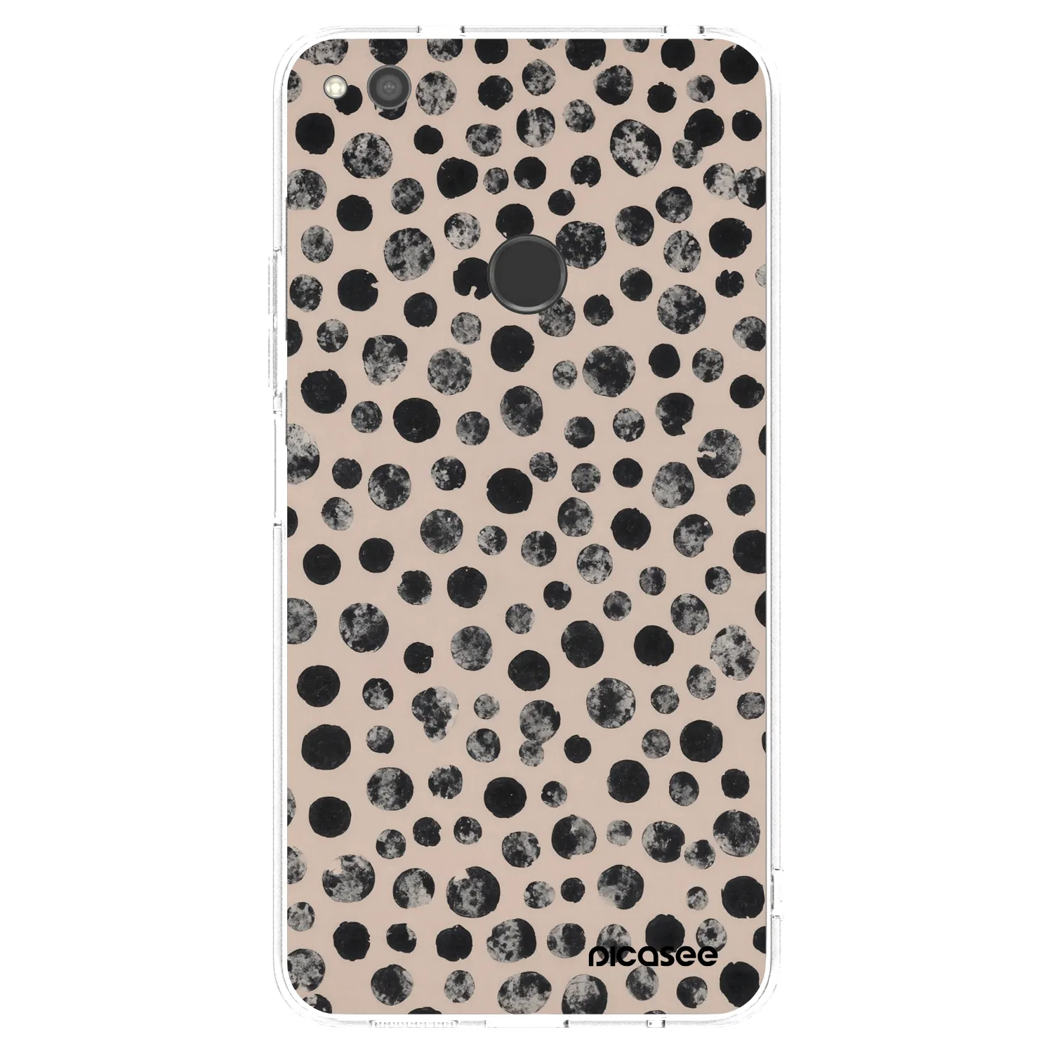 Picasee silikonski prozorni ovitek za Huawei P9 Lite 2017 - Dots