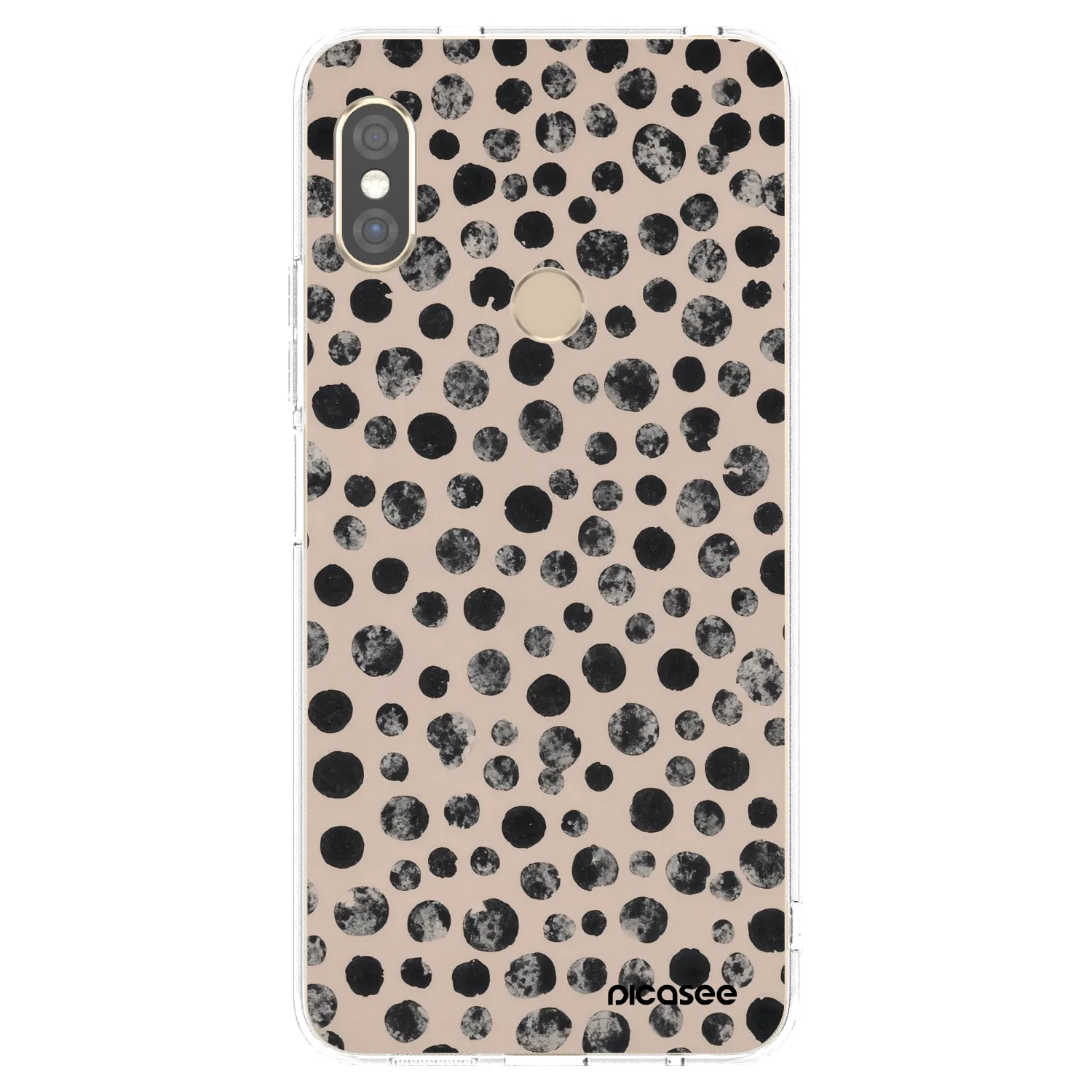 Picasee silikonski prozorni ovitek za Xiaomi Redmi Note 5 Global - Dots
