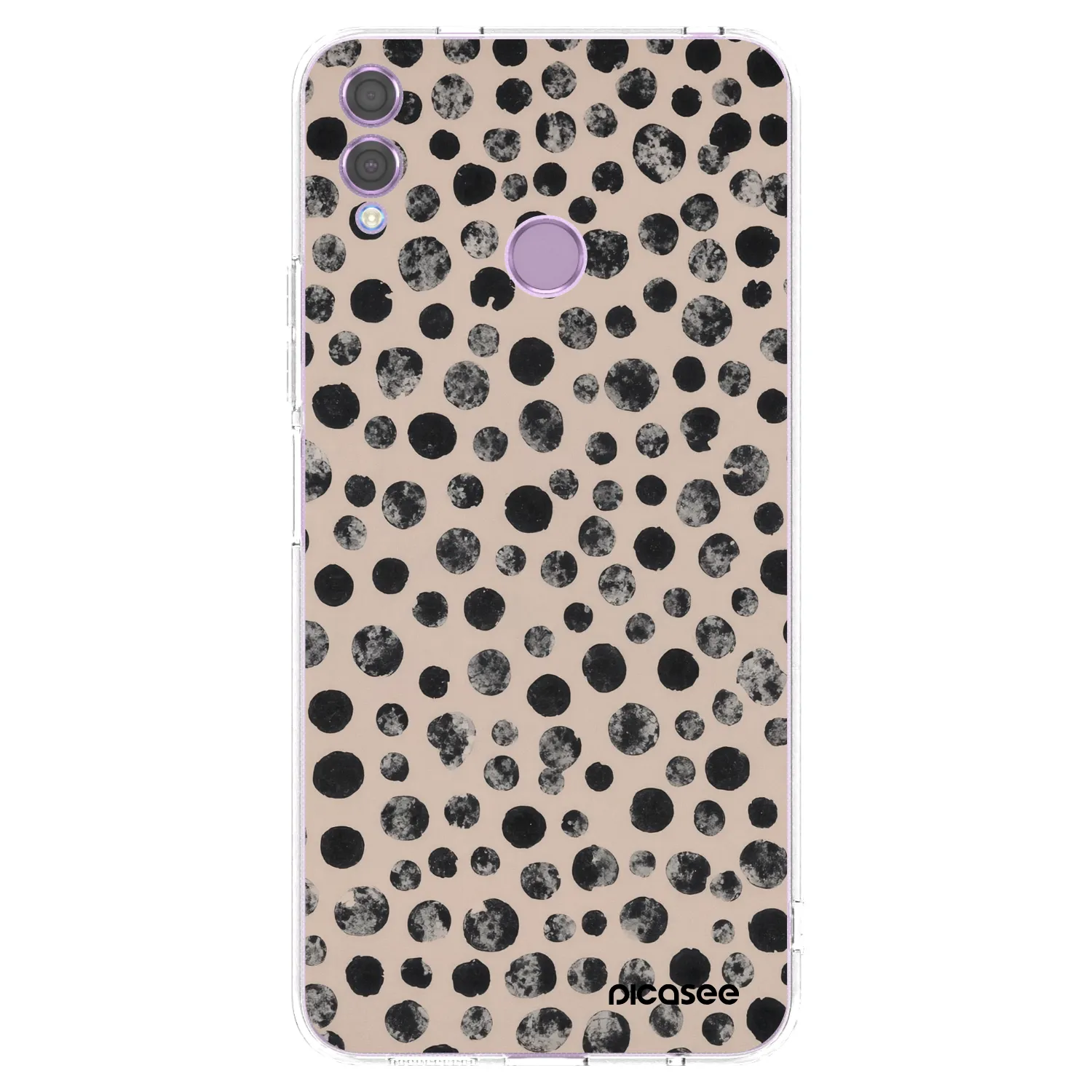 Picasee silikonski prozorni ovitek za Honor 8X - Dots