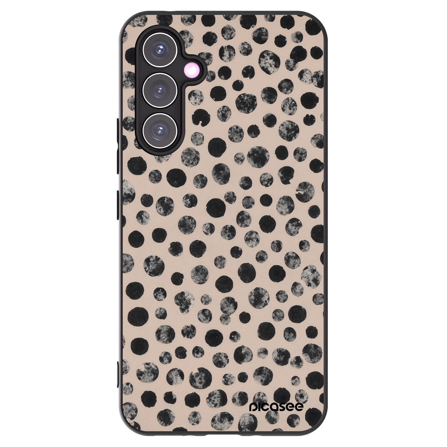 Picasee silikonski črni ovitek za Samsung Galaxy A54 5G A546B - Dots