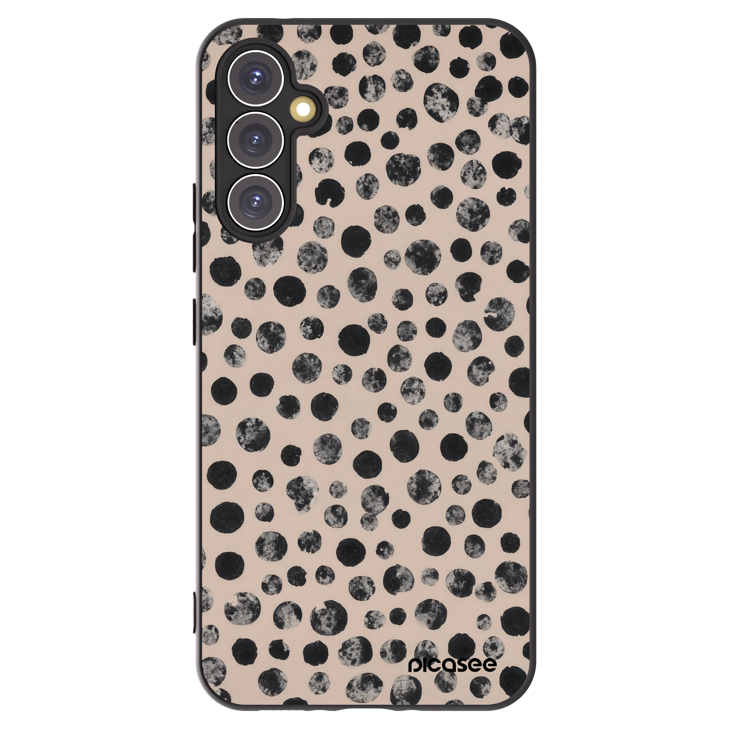 Picasee silikonski črni ovitek za Samsung Galaxy A34 5G A346B - Dots