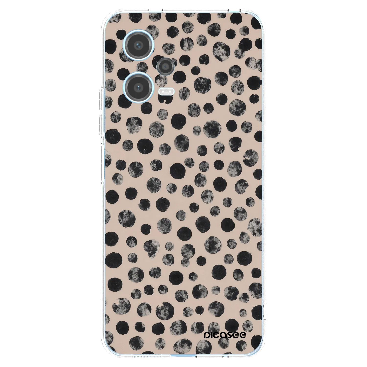 Picasee silikonski prozorni ovitek za Xiaomi Redmi Note 12 5G - Dots