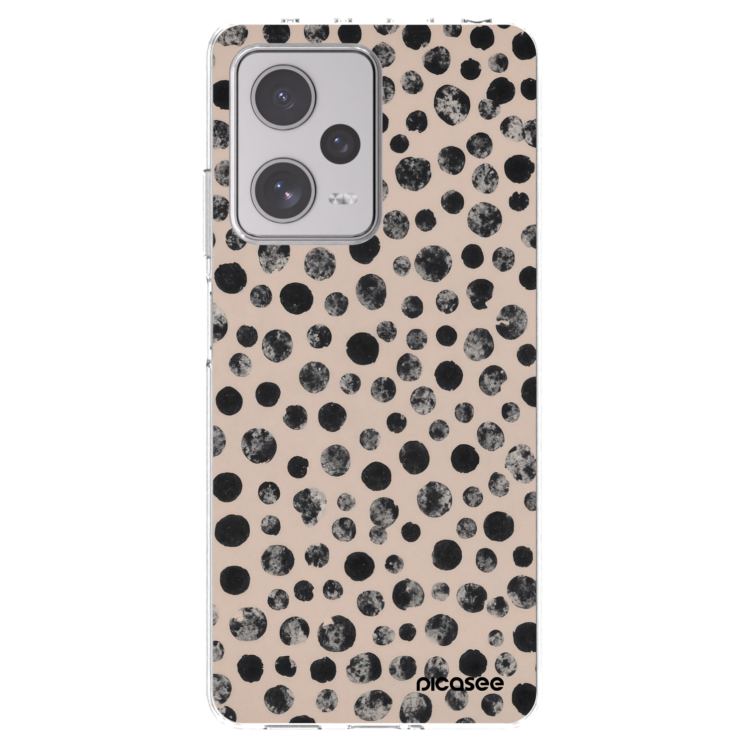 Picasee silikonski prozorni ovitek za Xiaomi Redmi Note 12 Pro+ 5G - Dots