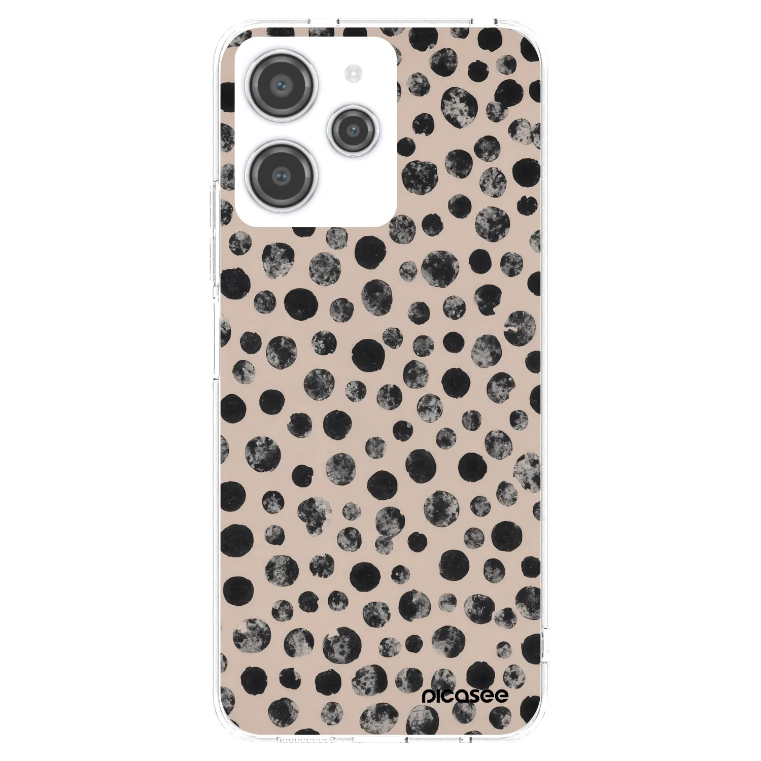Picasee silikonski prozorni ovitek za Xiaomi Redmi 12 4G - Dots