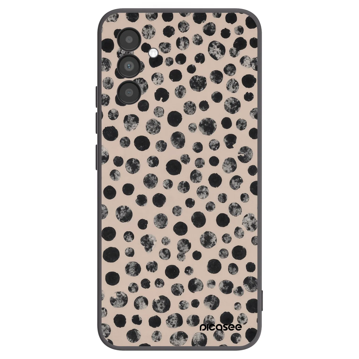Picasee silikonski črni ovitek za Samsung Galaxy A04s A047F - Dots