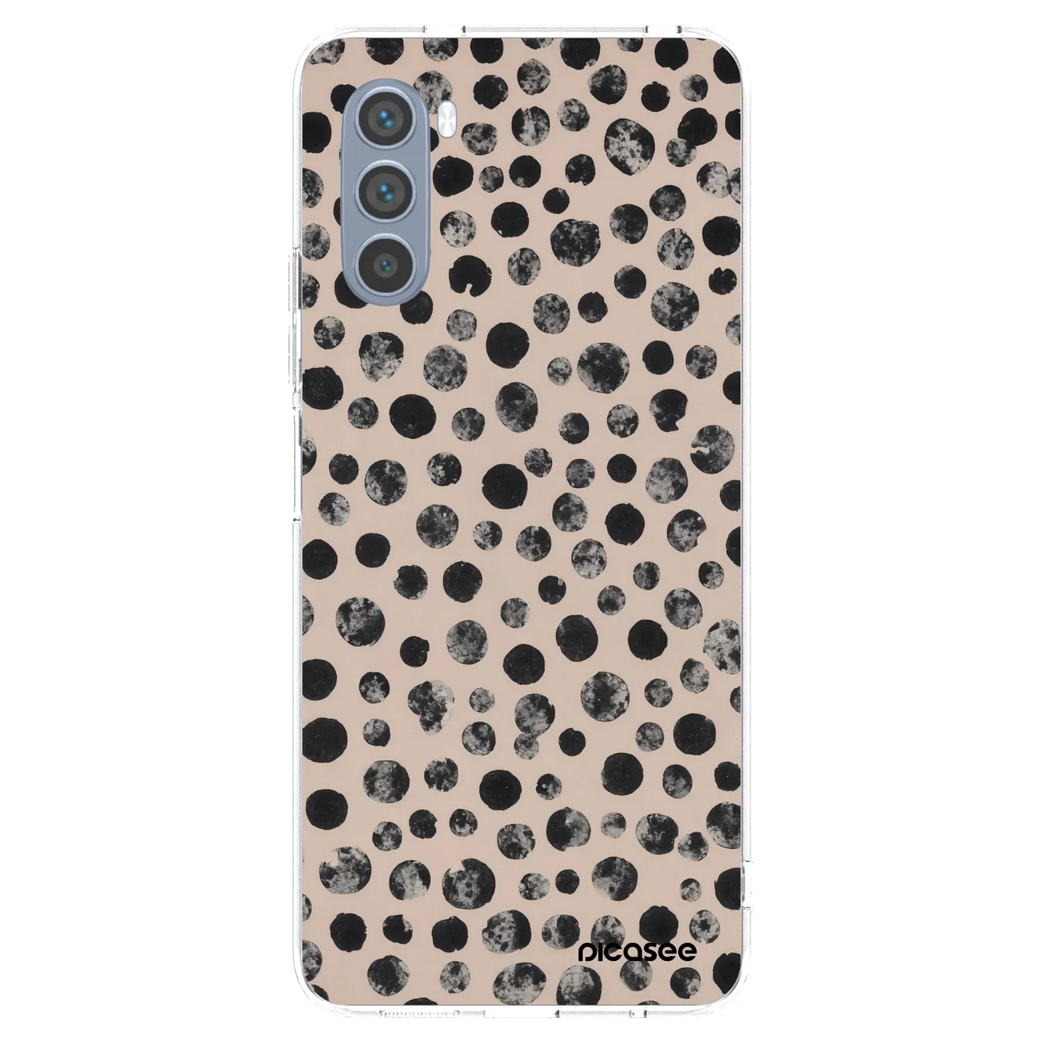 Picasee silikonski prozorni ovitek za Motorola Moto G62 - Dots