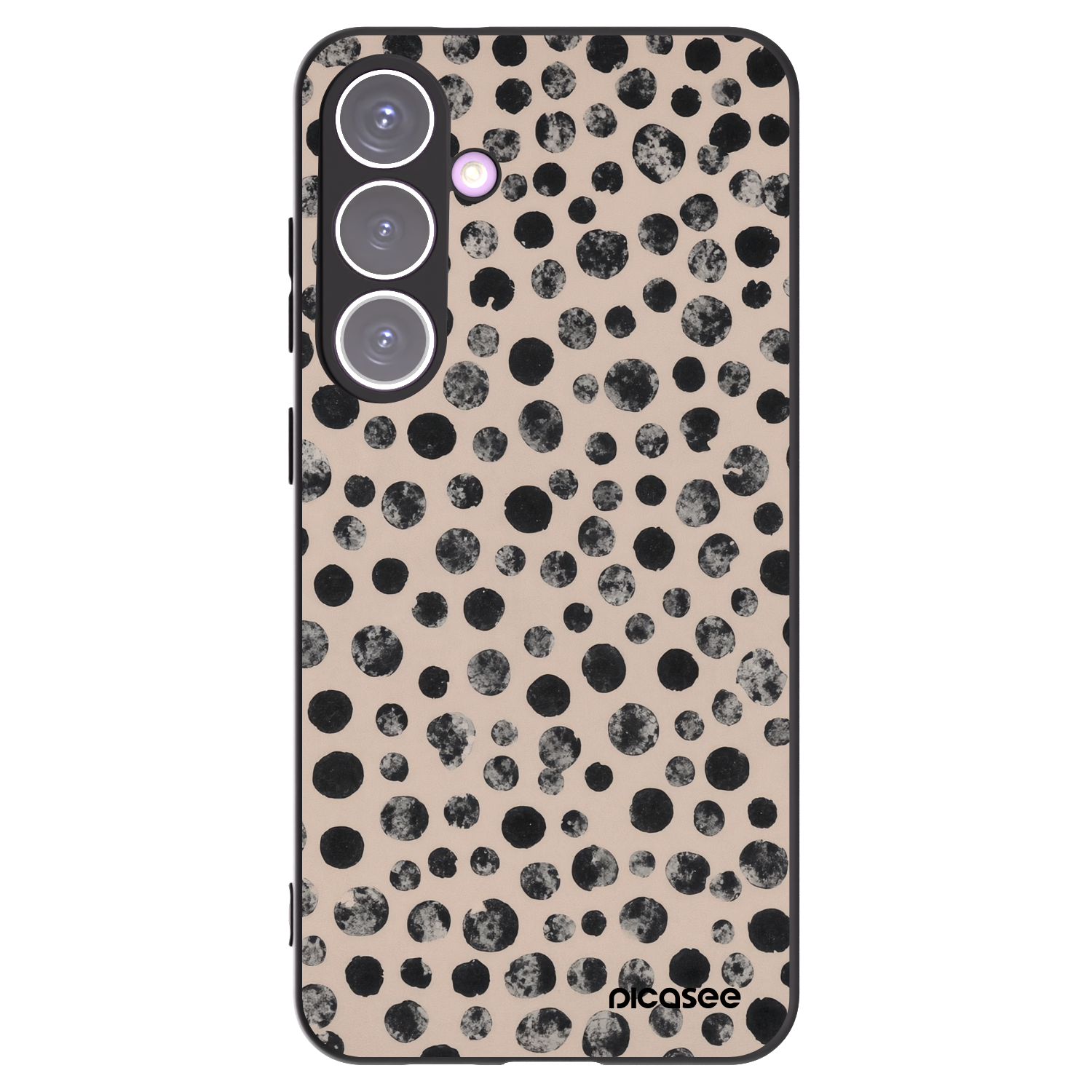 Picasee silikonski črni ovitek za Samsung Galaxy S24+ S926B 5G - Dots