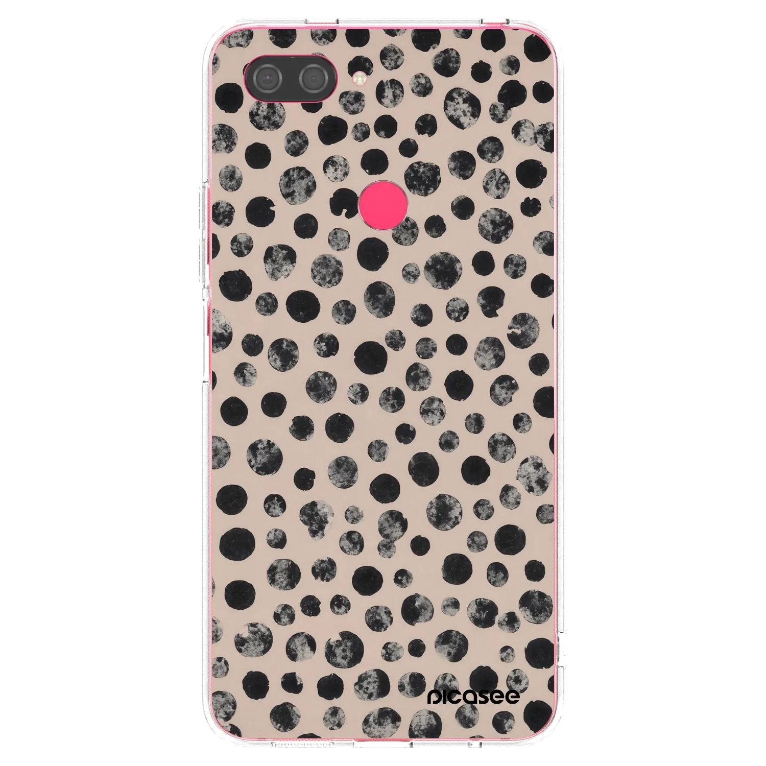Picasee silikonski prozorni ovitek za Xiaomi Mi 8 Lite - Dots