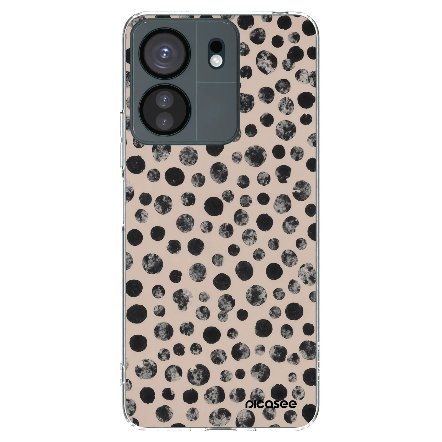 Picasee silikonski prozorni ovitek za Xiaomi Redmi 13C 4G - Dots