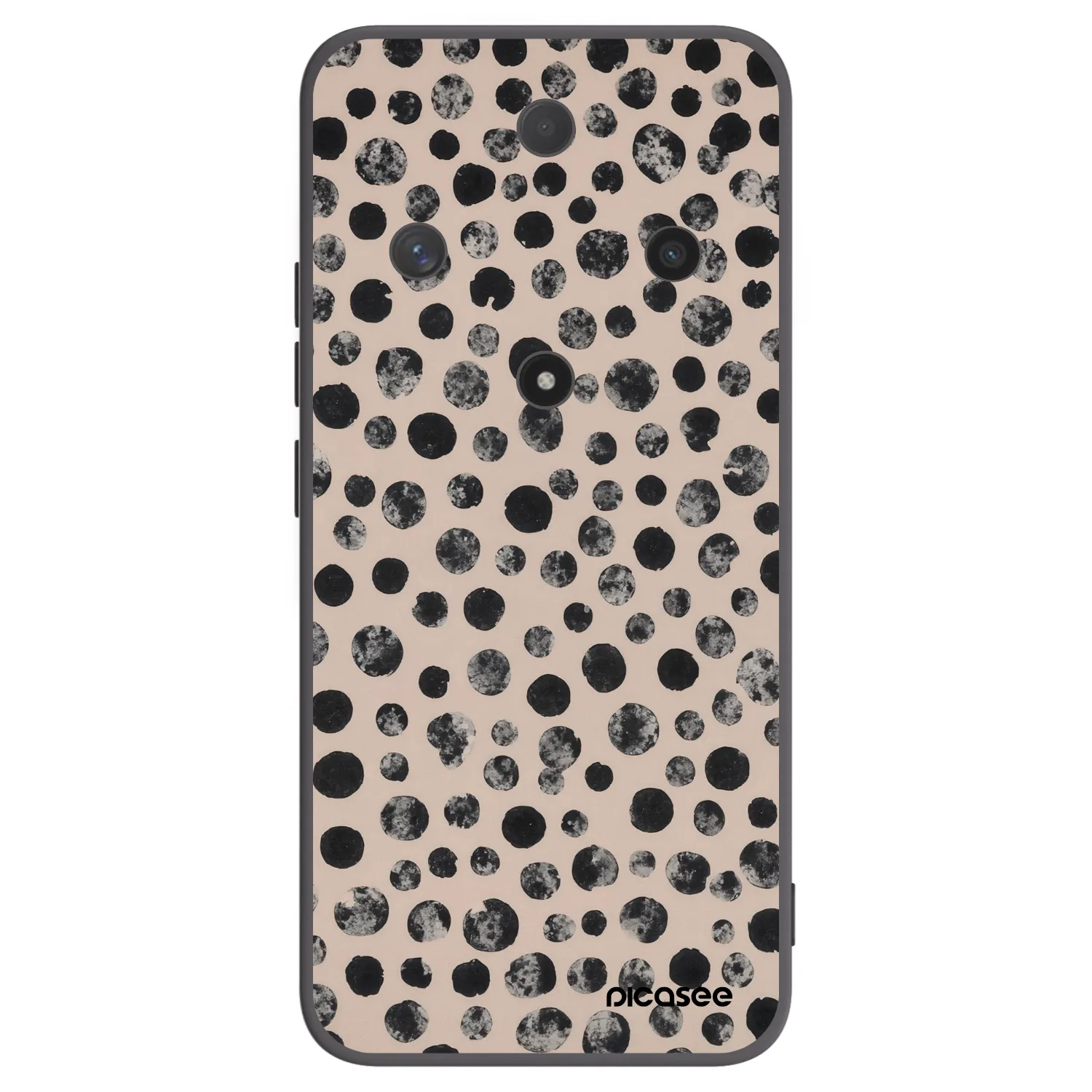 Picasee silikonski črni ovitek za Honor Magic6 Lite 5G - Dots