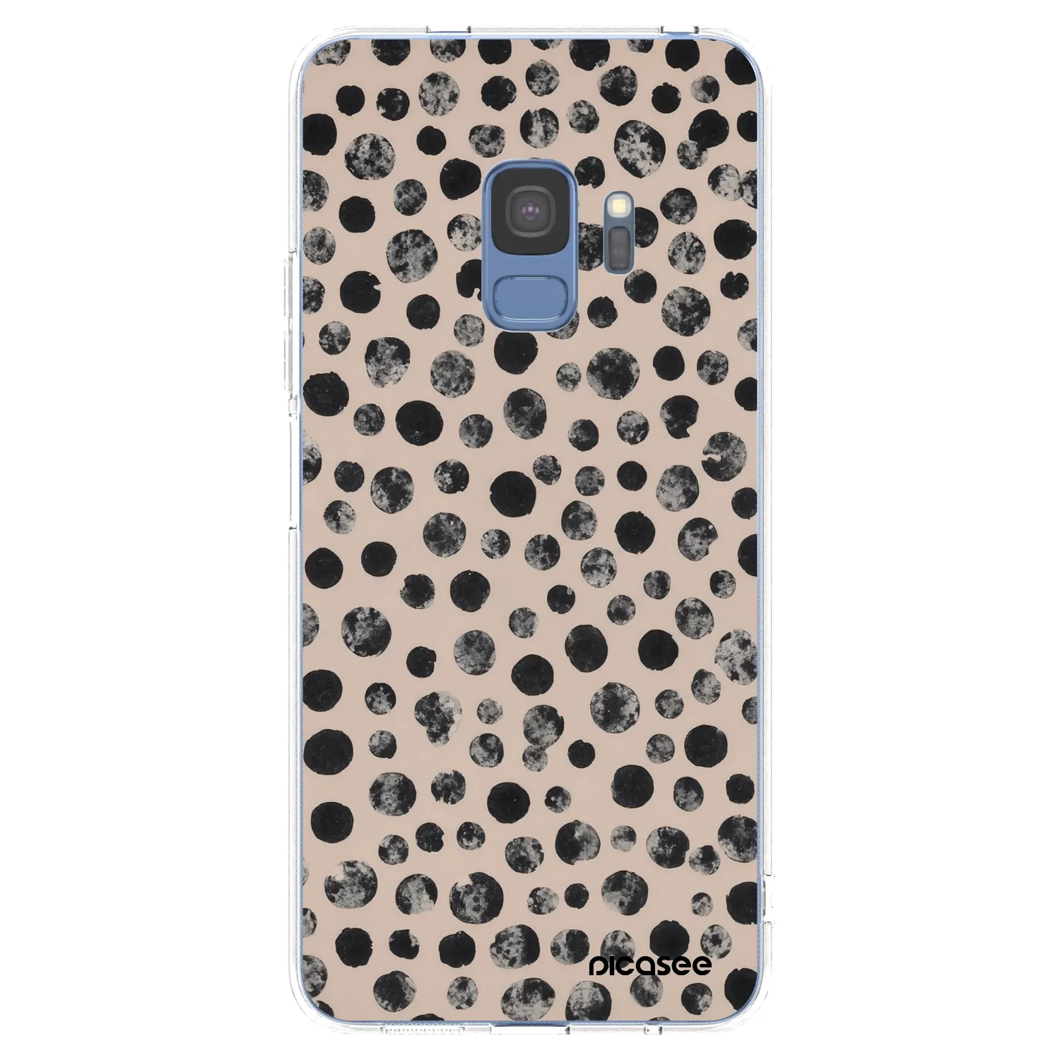 Picasee silikonski prozorni ovitek za Samsung Galaxy S9 G960F - Dots