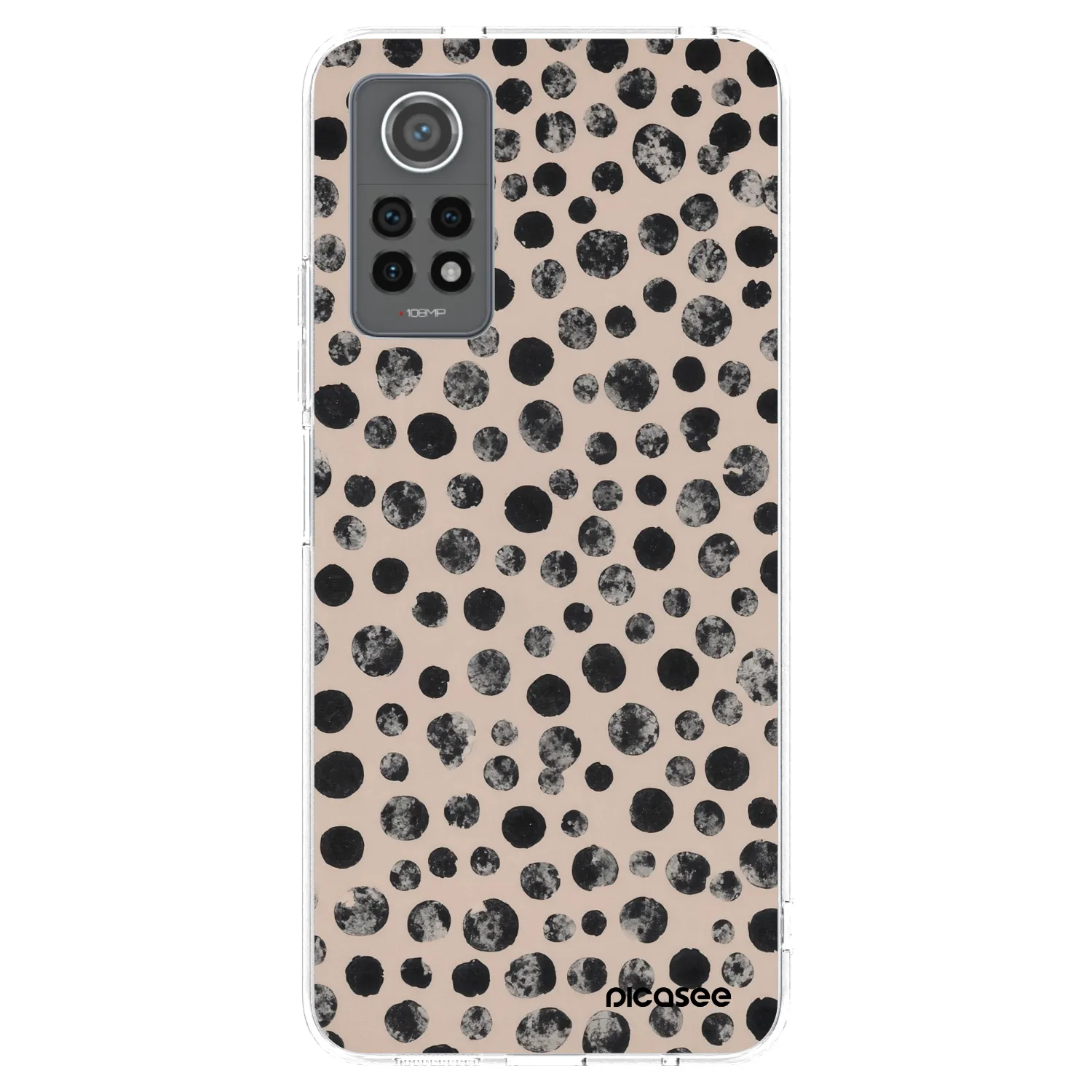 Picasee silikonski prozorni ovitek za Xiaomi Redmi Note 12 Pro 4G - Dots