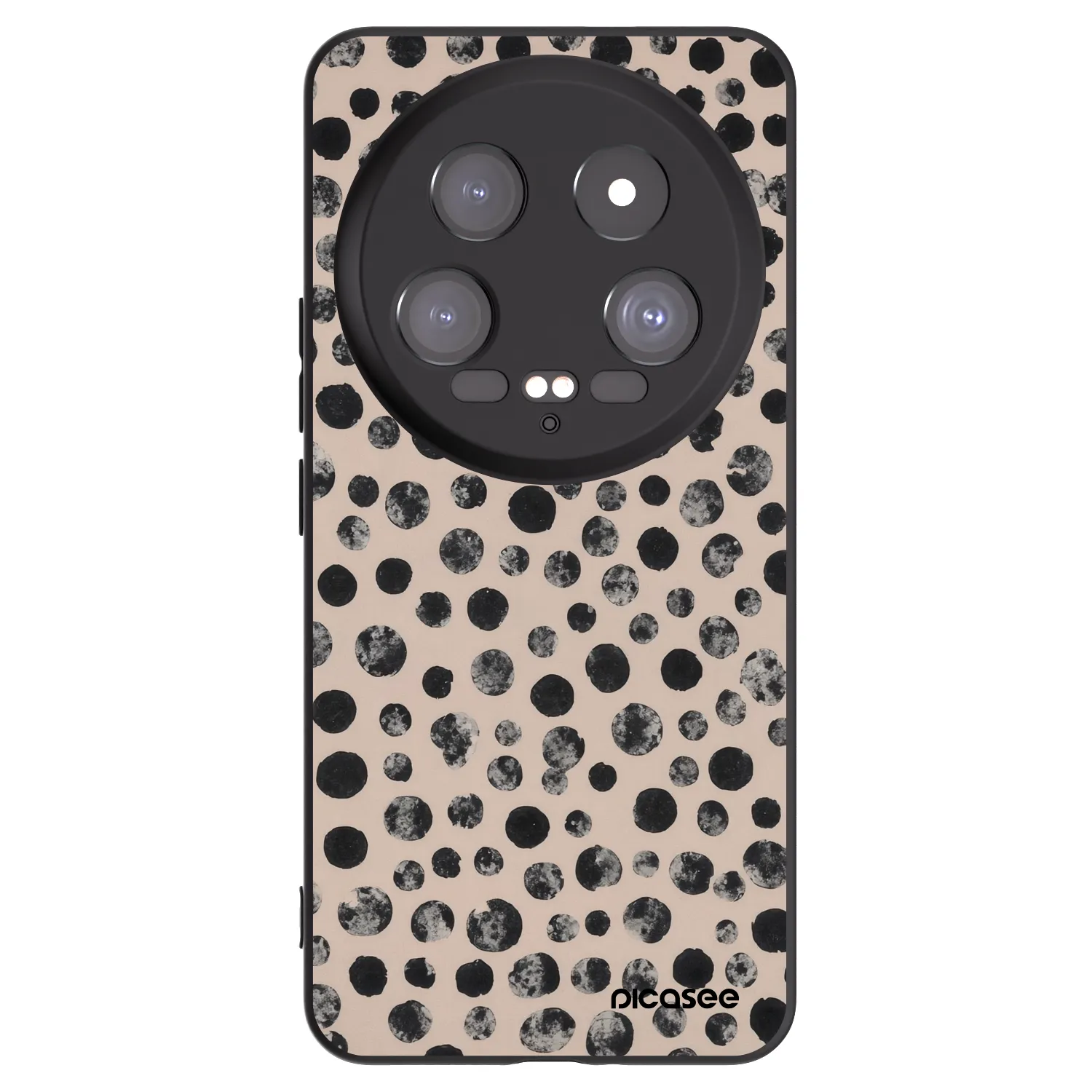 Picasee silikonski črni ovitek za Xiaomi 14 Ultra - Dots
