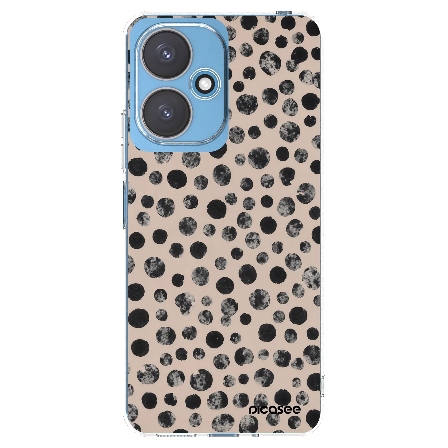 Picasee silikonski prozorni ovitek za Xiaomi Redmi 13C 5G - Dots