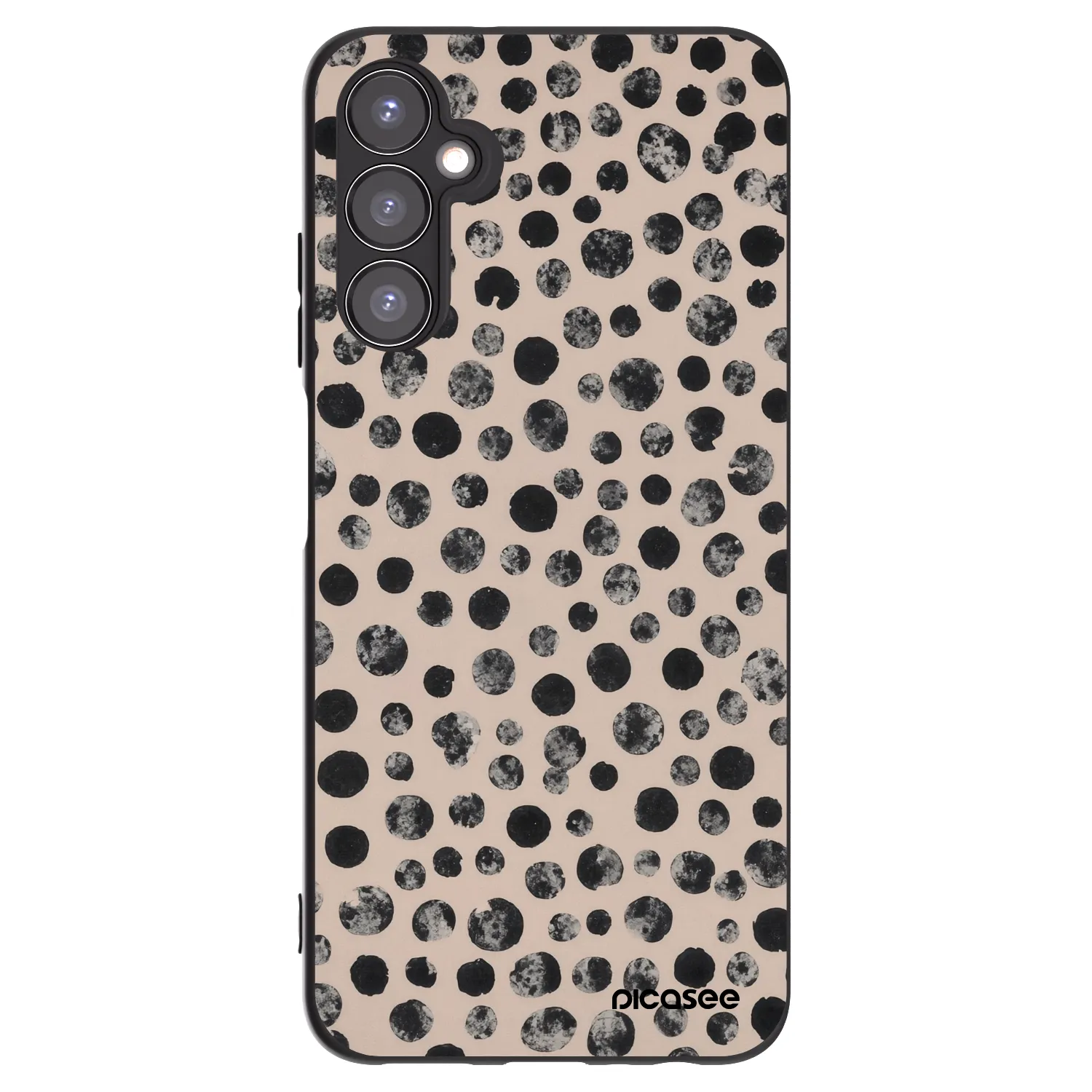 Picasee silikonski črni ovitek za Samsung Galaxy A05s A057G - Dots