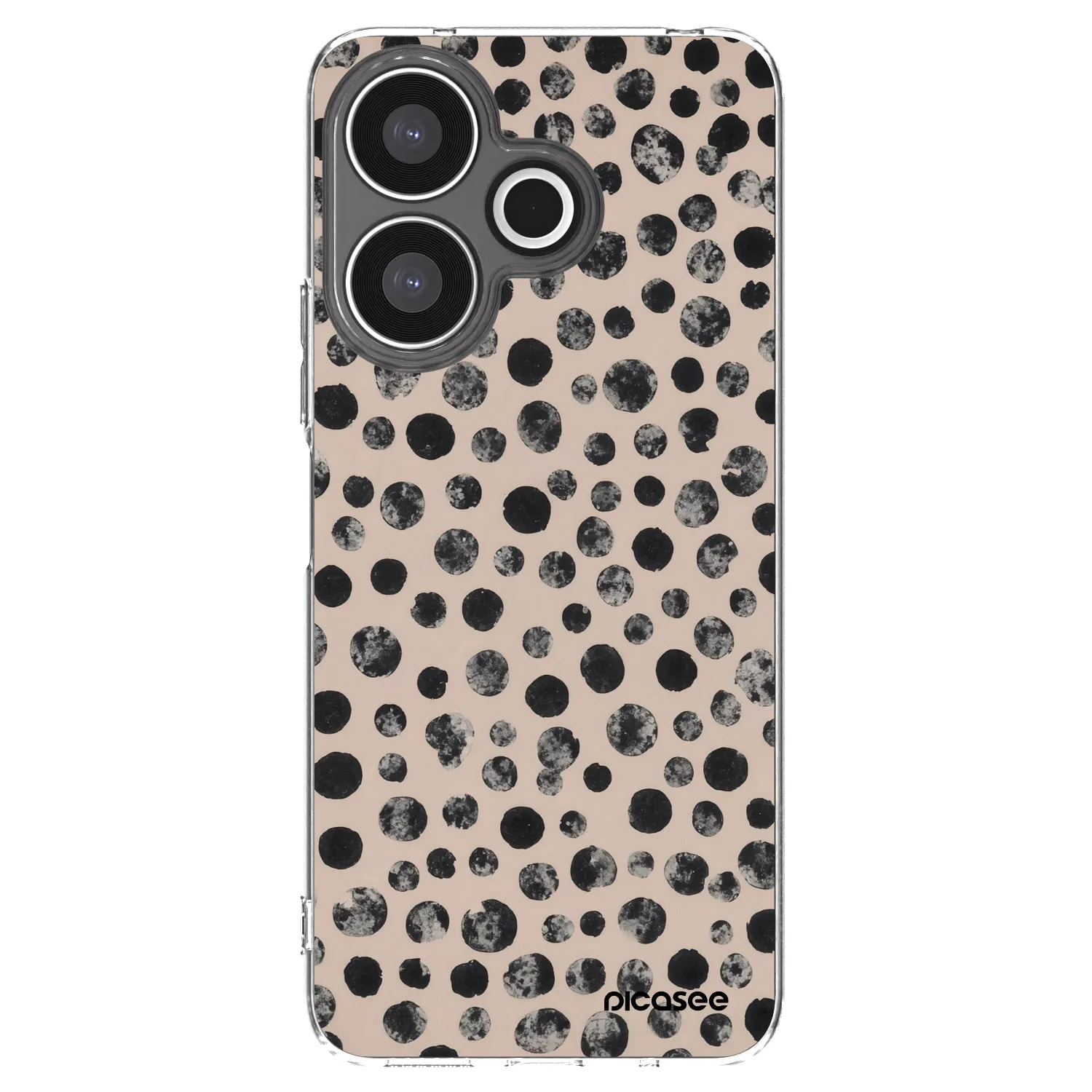 Picasee silikonski prozorni ovitek za Xiaomi Redmi 13 4G - Dots
