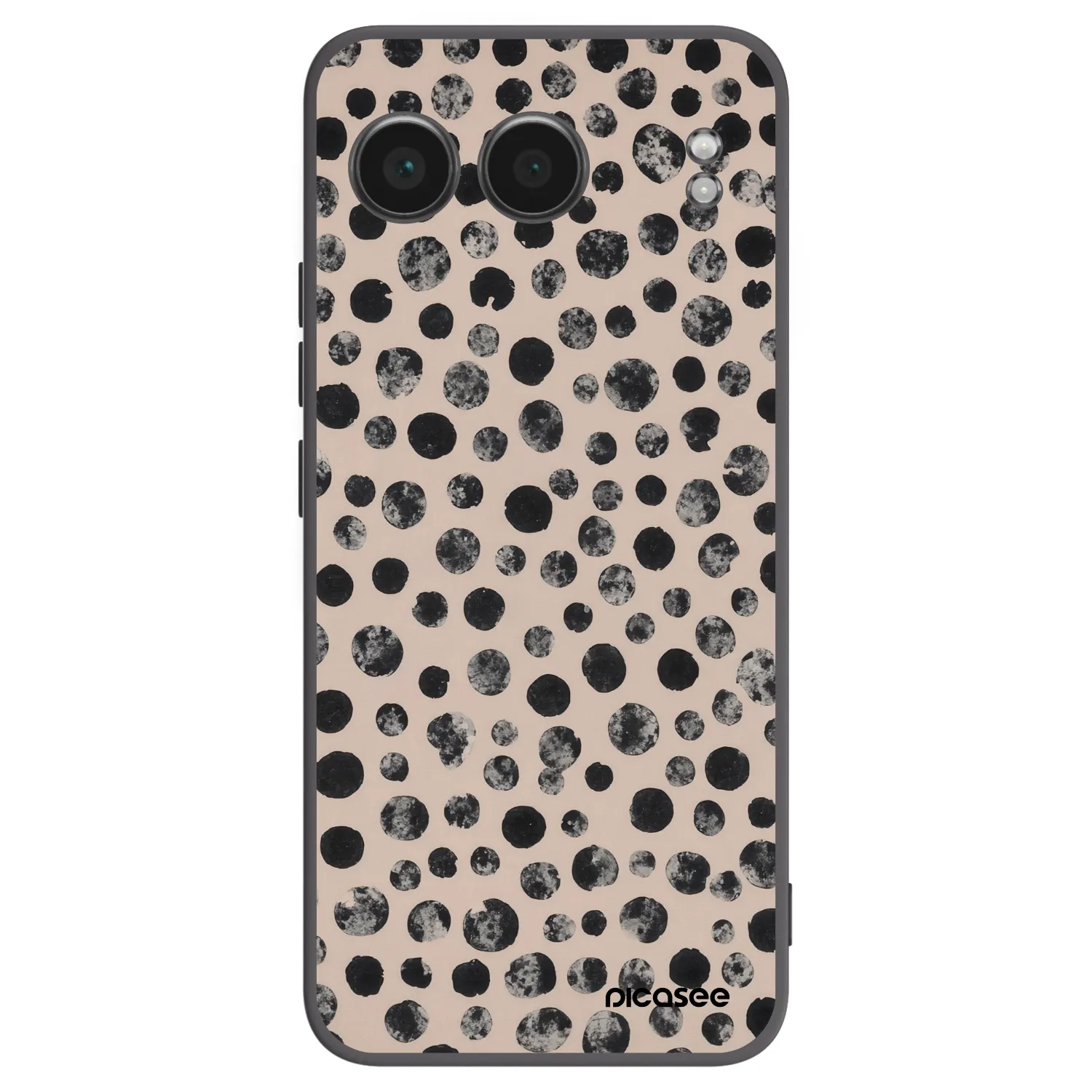 Picasee silikonski črni ovitek za OnePlus Nord 4 - Dots