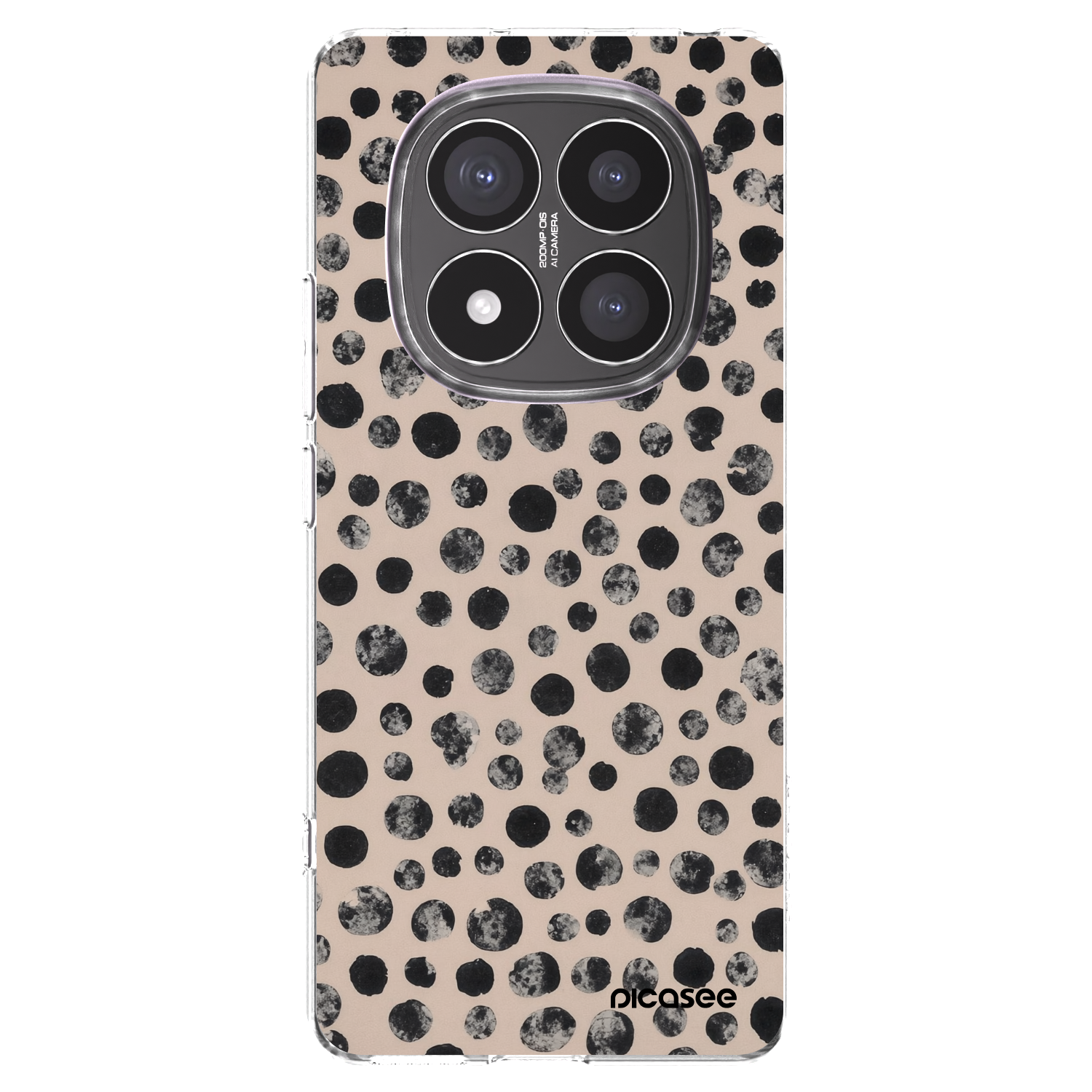 Picasee silikonski prozorni ovitek za Xiaomi Redmi Note 14 Pro+ 5G - Dots