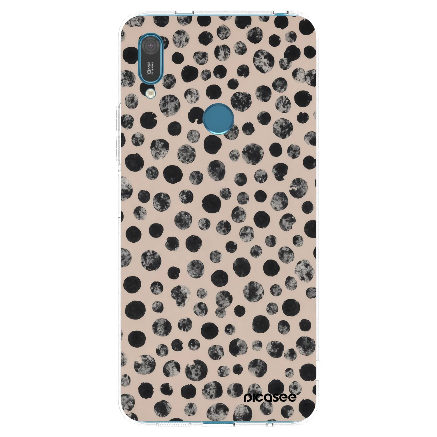 Picasee silikonski prozorni ovitek za Huawei Y7 2019 - Dots