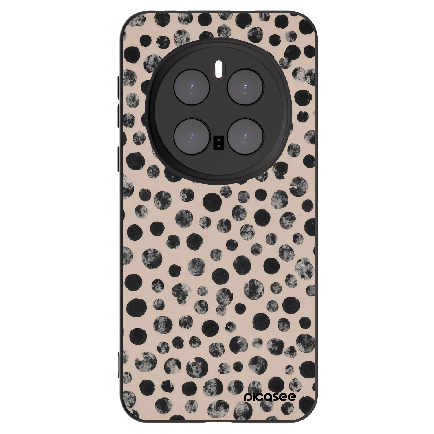 Picasee silikonski črni ovitek za Honor Magic7 Pro 5G - Dots