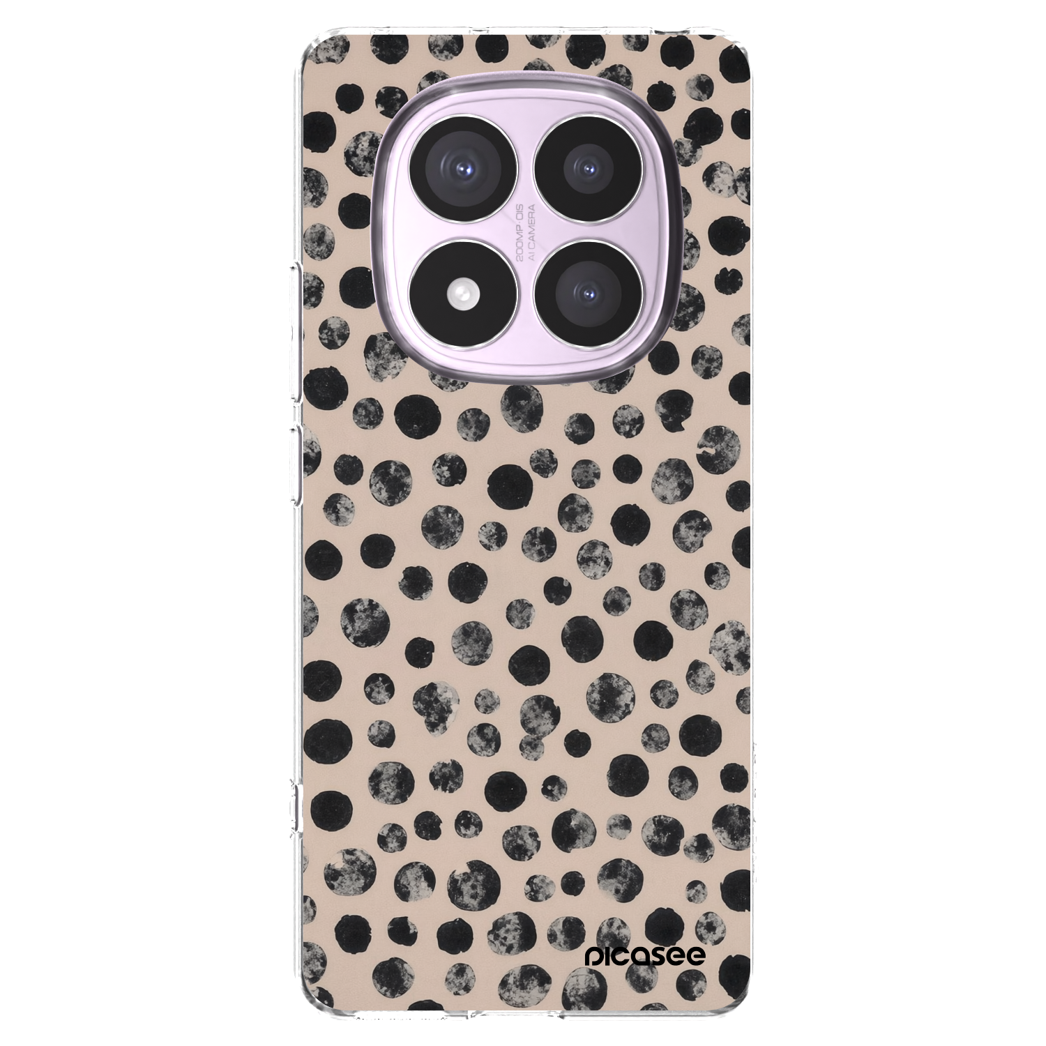 Picasee silikonski prozorni ovitek za Xiaomi Redmi Note 14 Pro 4G - Dots