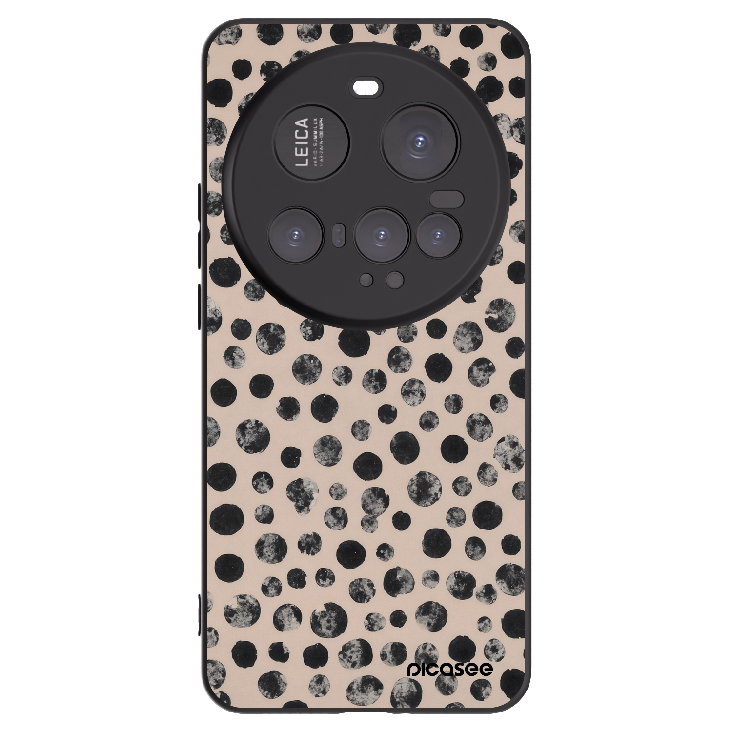 Picasee silikonski črni ovitek za Xiaomi 15 Ultra - Dots