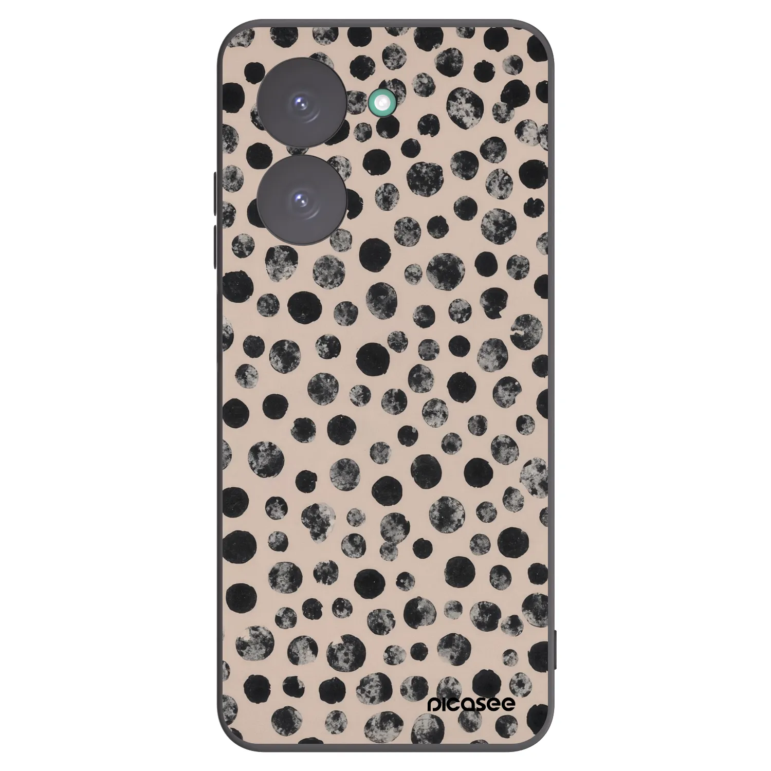 Picasee silikonski črni ovitek za Xiaomi Redmi A5 - Dots
