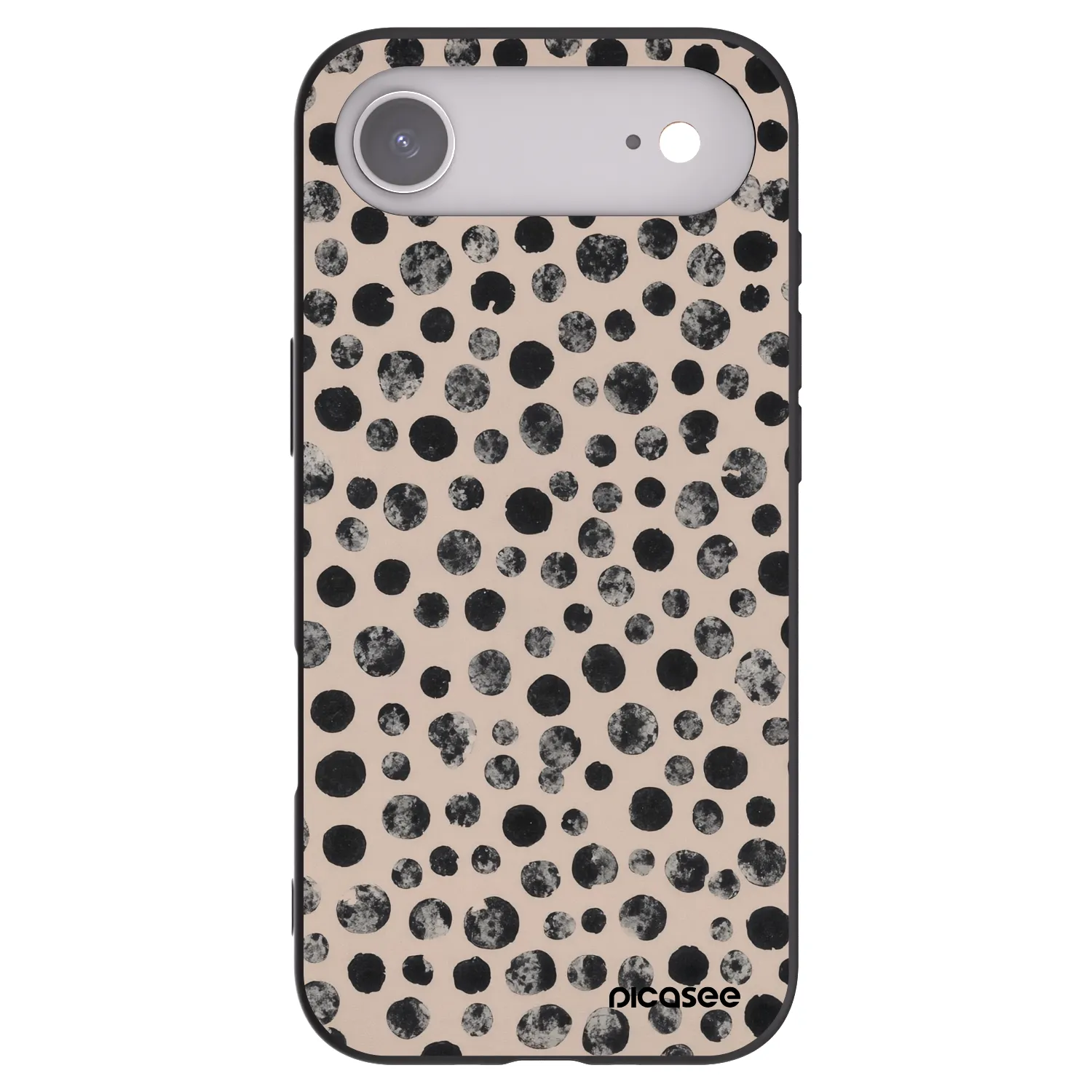 Picasee silikonski črni ovitek za Apple iPhone Air - Dots