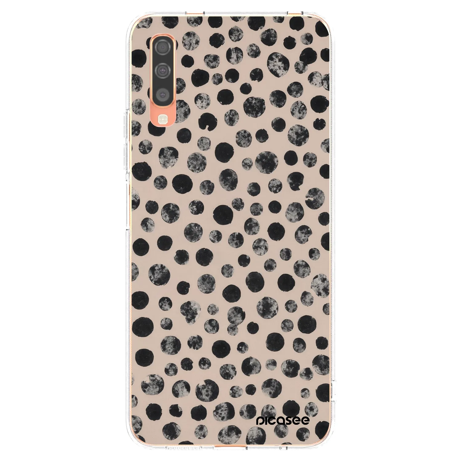 Picasee silikonski prozorni ovitek za Samsung Galaxy A70 A705F - Dots