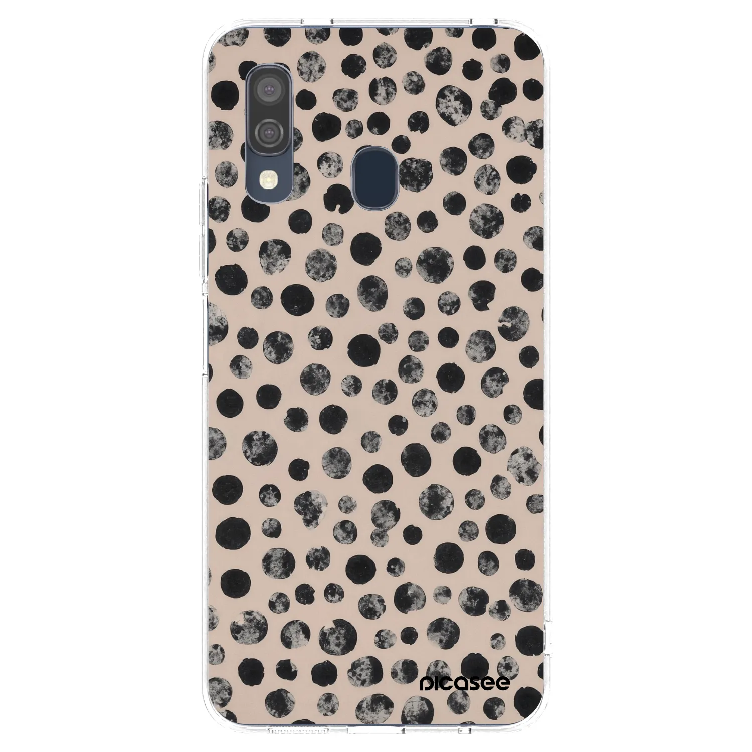 Picasee silikonski prozorni ovitek za Samsung Galaxy A40 A405F - Dots