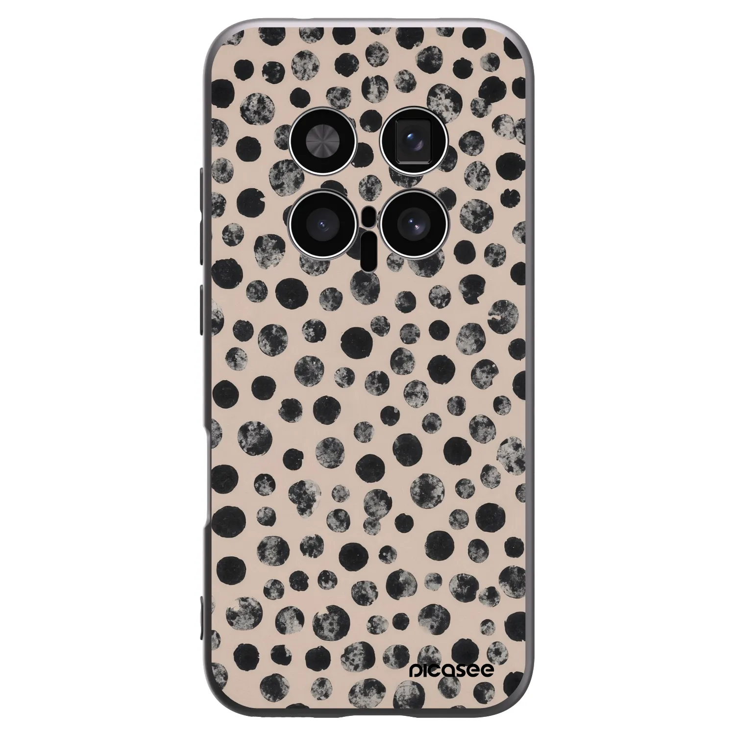 Picasee silikonski črni ovitek za Honor Magic8 Pro 5G - Dots