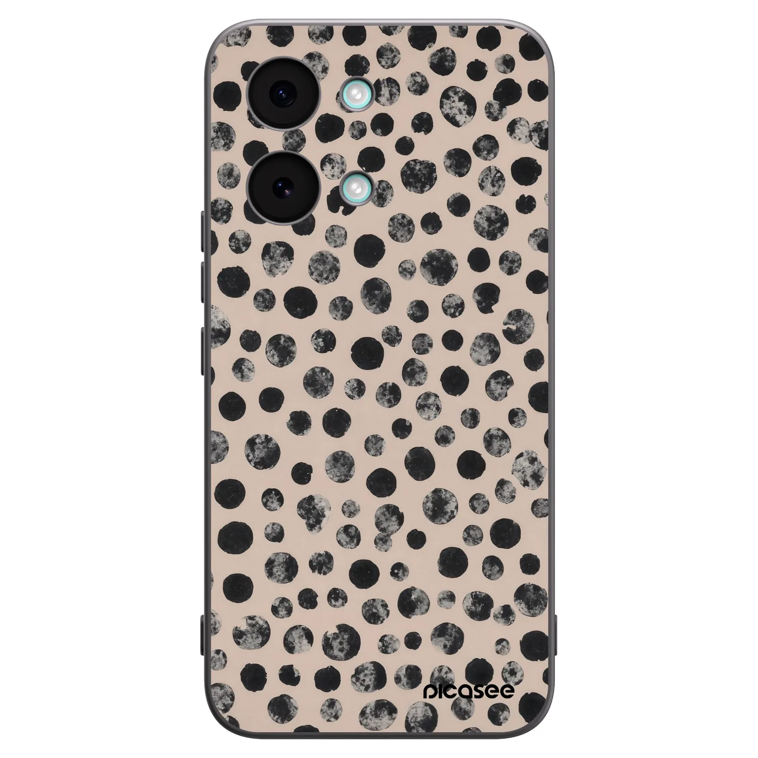 Picasee silikonski črni ovitek za Xiaomi Poco X8 Pro Max - Dots
