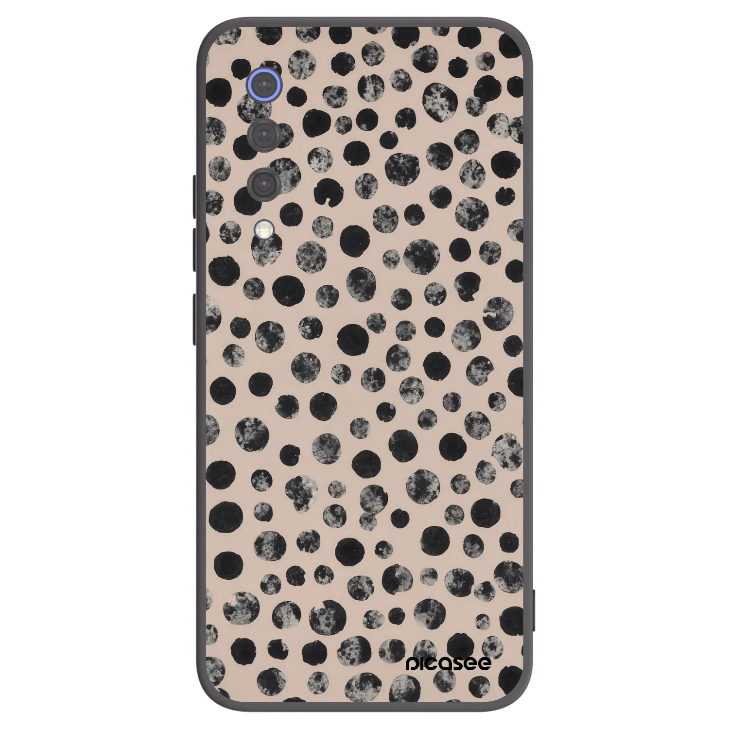 Picasee silikonski črni ovitek za Xiaomi Mi 9 SE - Dots