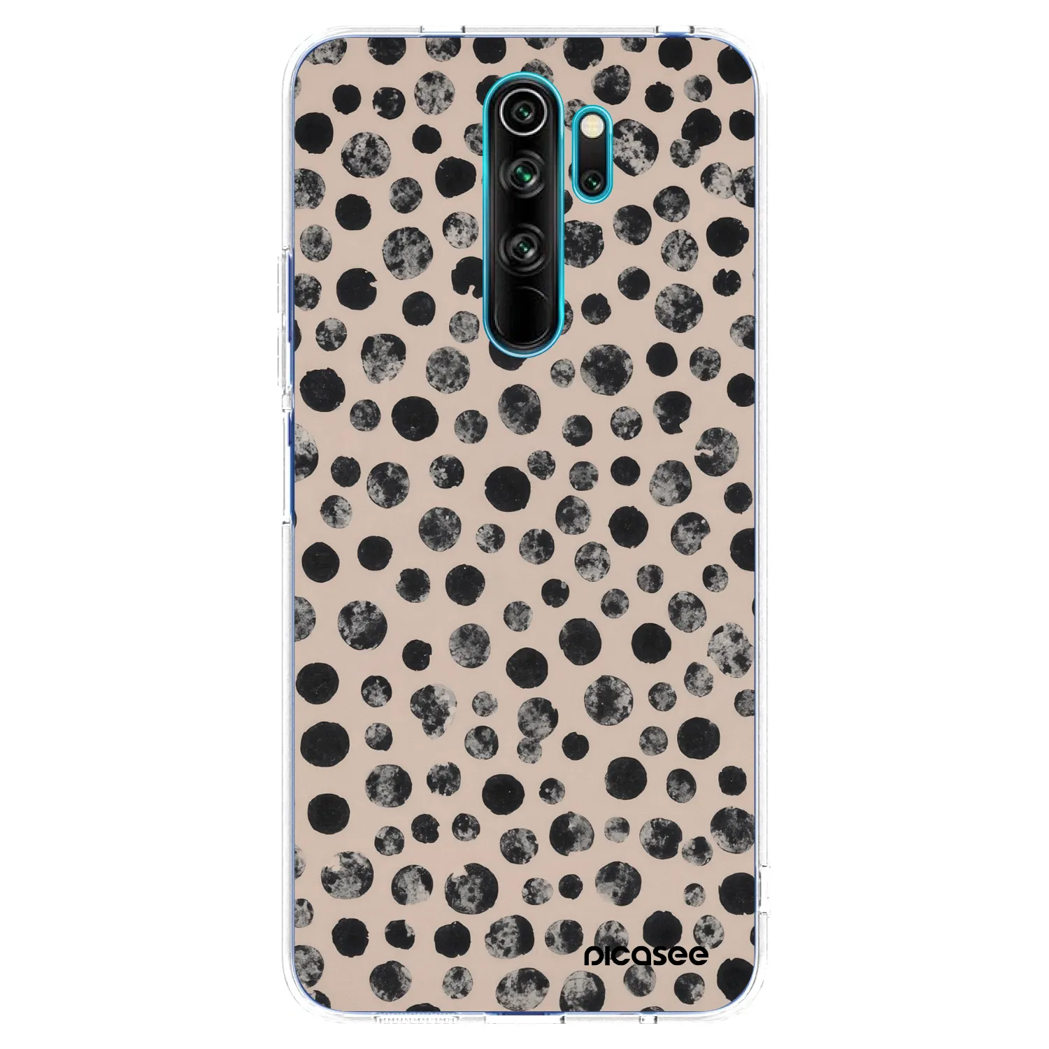 Picasee silikonski prozorni ovitek za Xiaomi Redmi Note 8 Pro - Dots