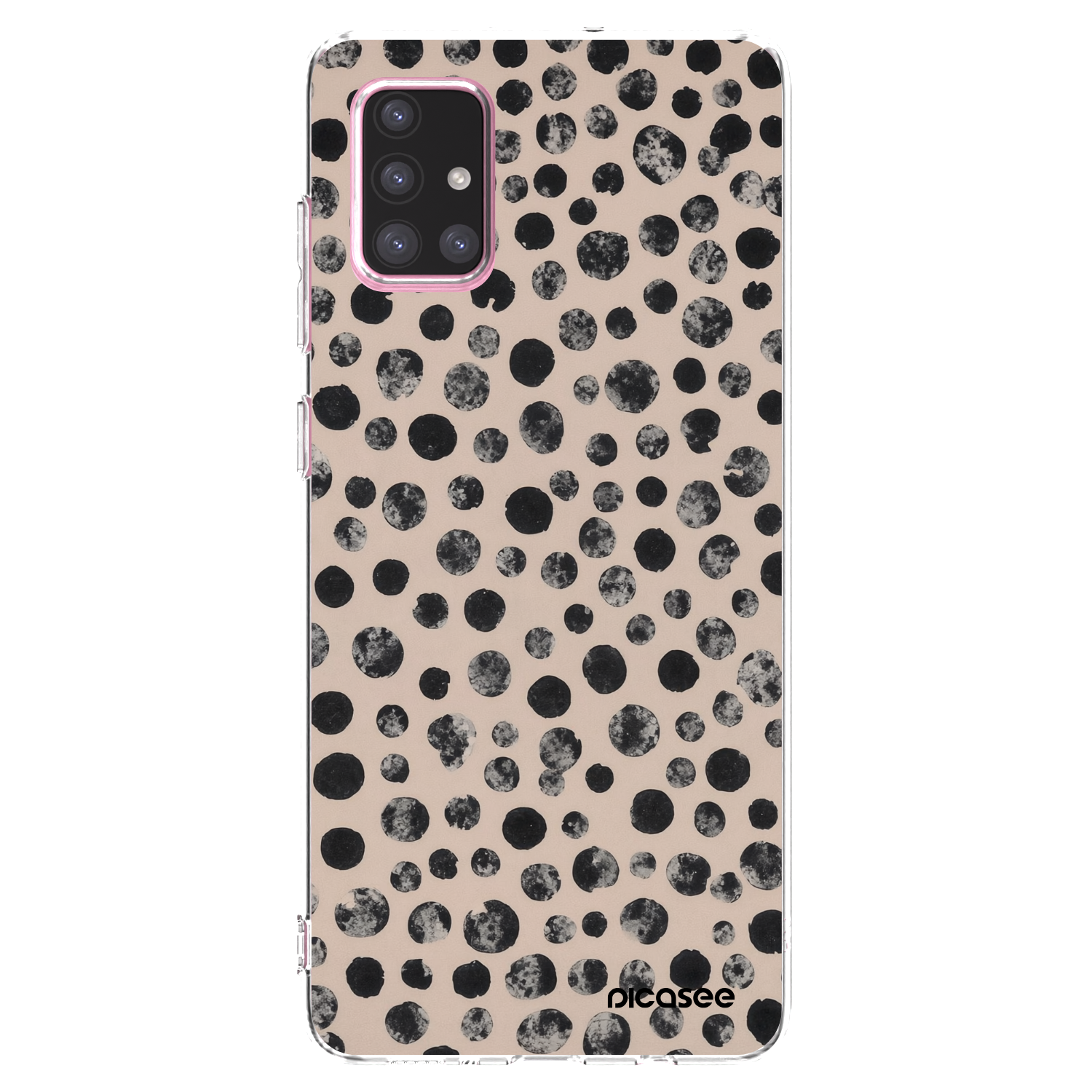 Picasee silikonski prozorni ovitek za Samsung Galaxy A71 A715F - Dots