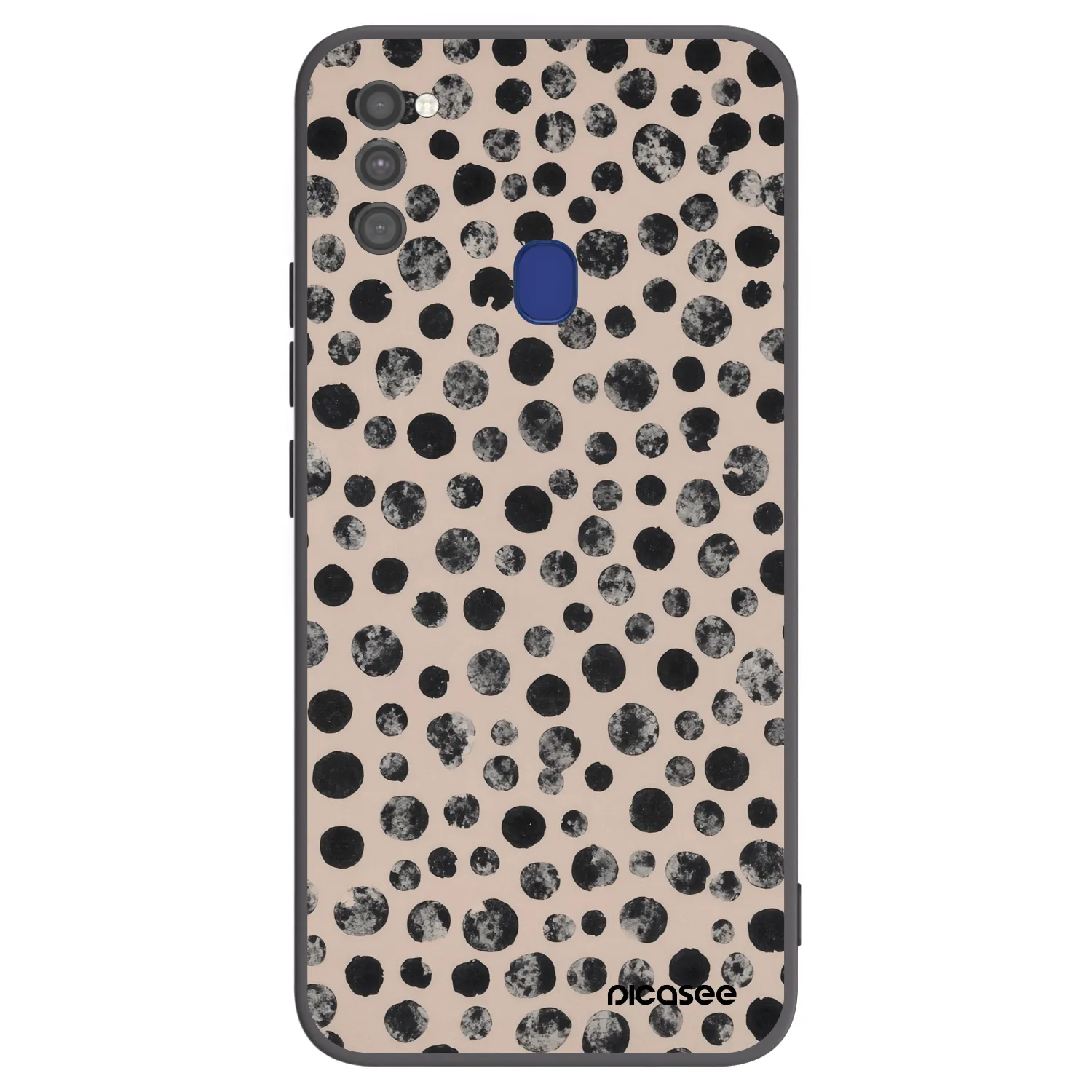 Picasee silikonski črni ovitek za Samsung Galaxy M21 M215F - Dots