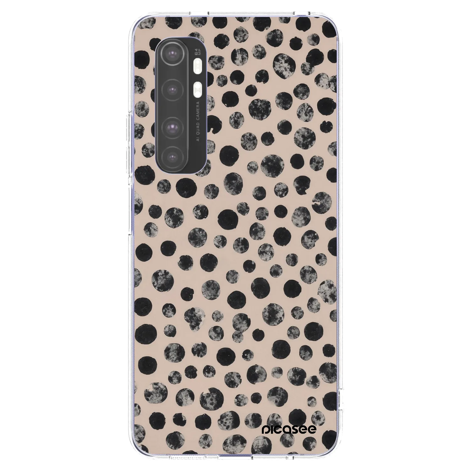 Picasee silikonski prozorni ovitek za Xiaomi Mi Note 10 Lite - Dots