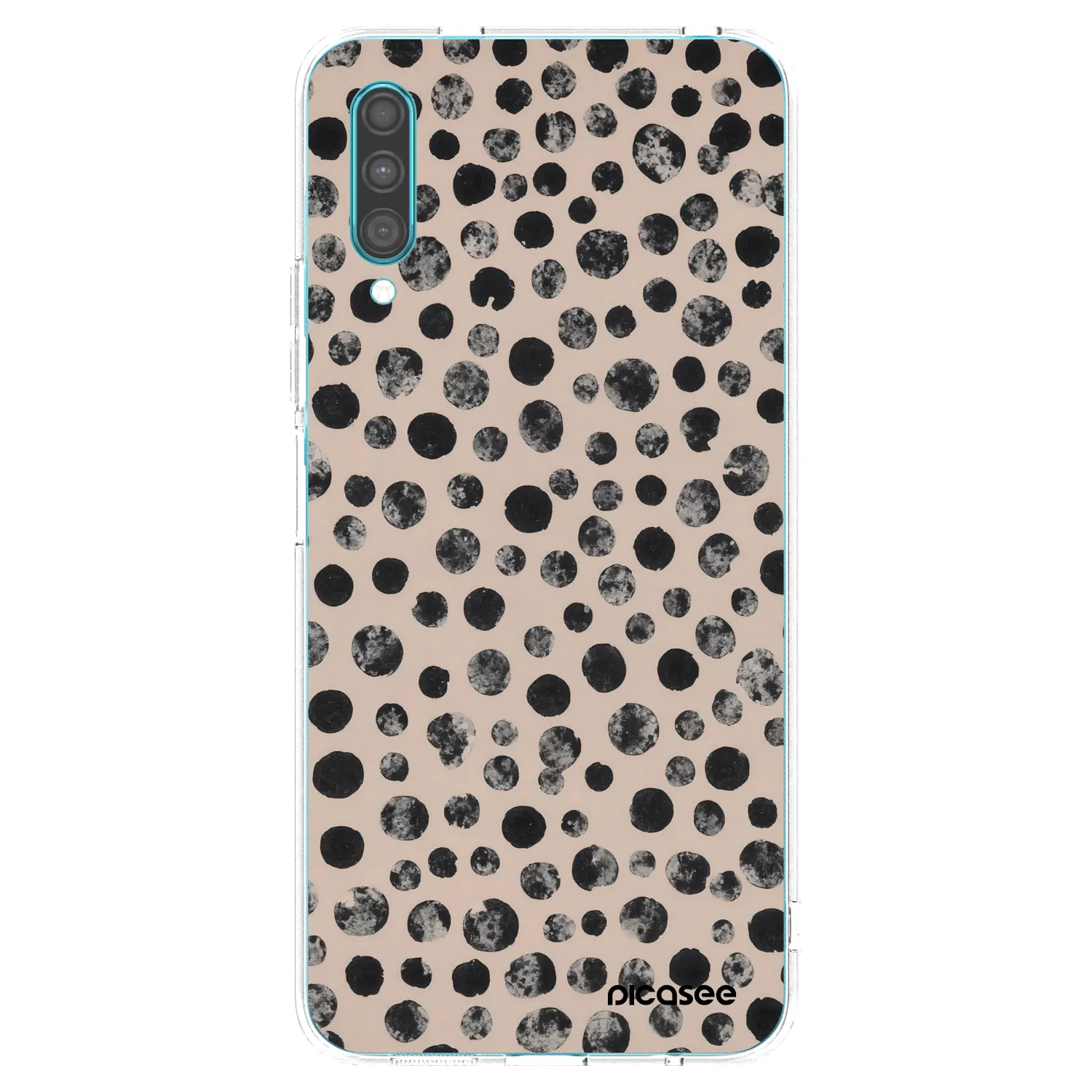 Picasee silikonski prozorni ovitek za Samsung Galaxy A30s A307F - Dots