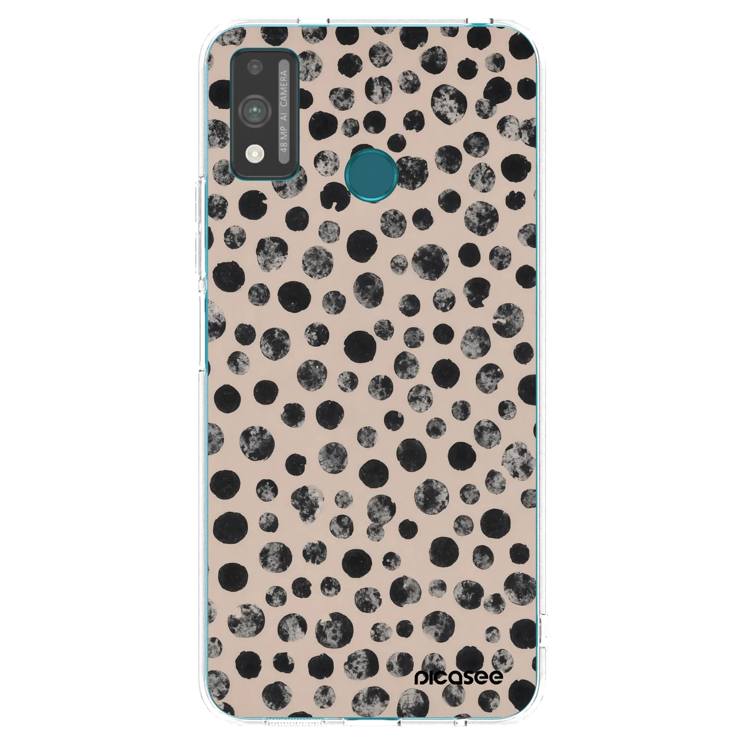 Picasee silikonski prozorni ovitek za Honor 9X Lite - Dots