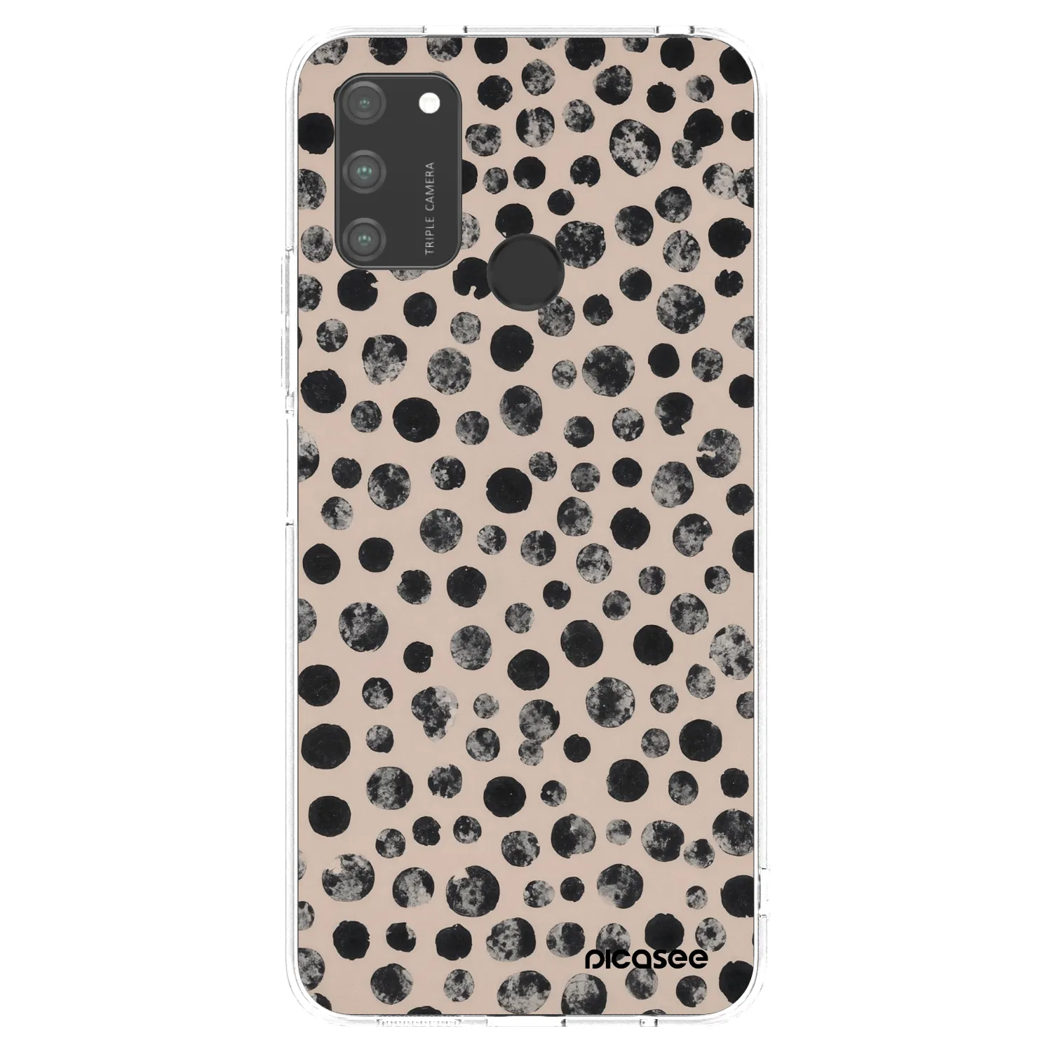 Picasee silikonski prozorni ovitek za Honor 9A - Dots