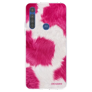 Ovitek za Motorola Moto G8 - Pink Moo