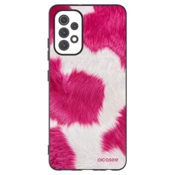 Picasee silikonski črni ovitek za Samsung Galaxy A32 5G A326B - Pink Moo
